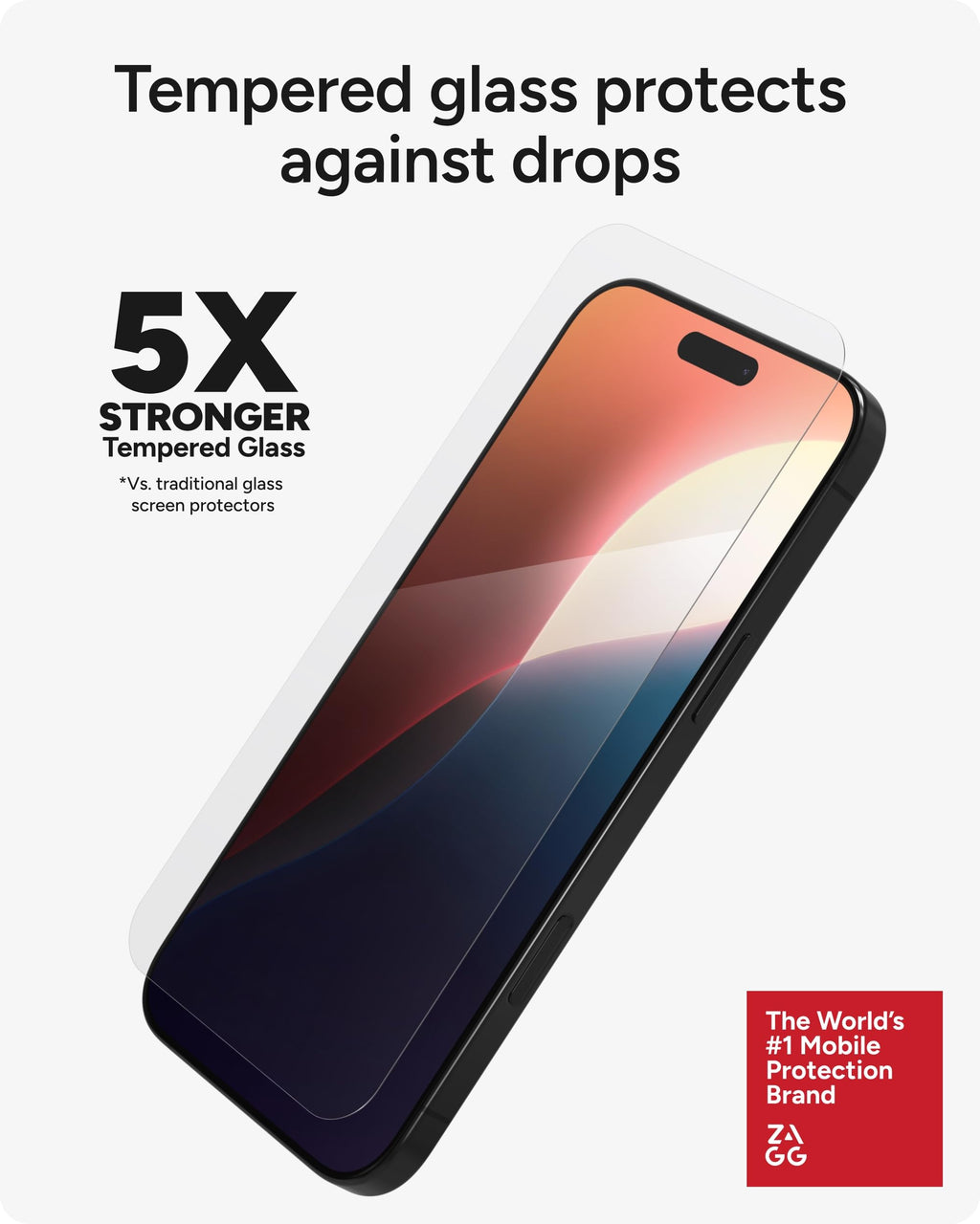 ZAGG Glass Elite Screen Protector for Apple iPhone 11 Pro Max and Xs Max