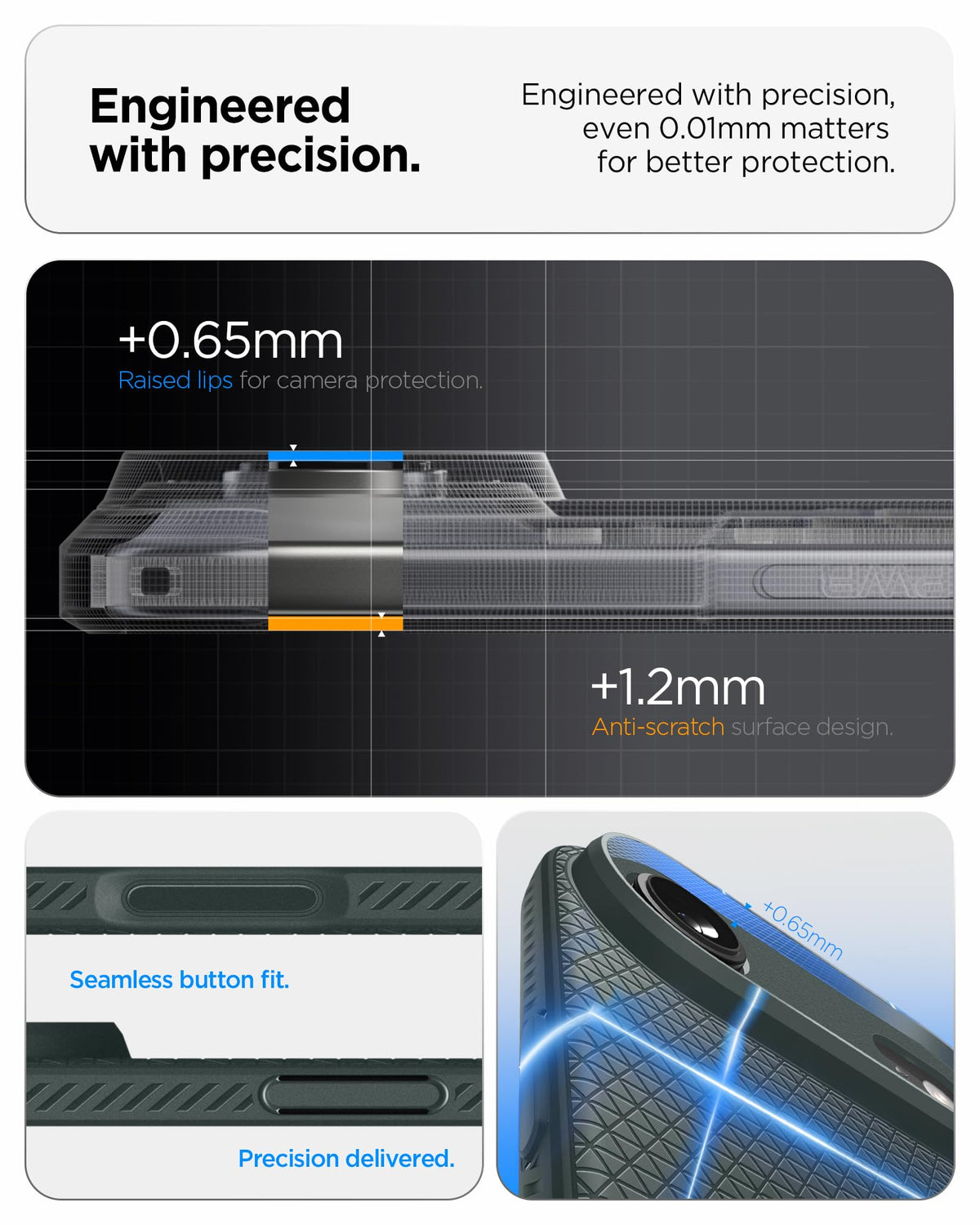 Spigen Liquid Air Designed for iPhone 13 Pro Max Case (2021) - Matte Black