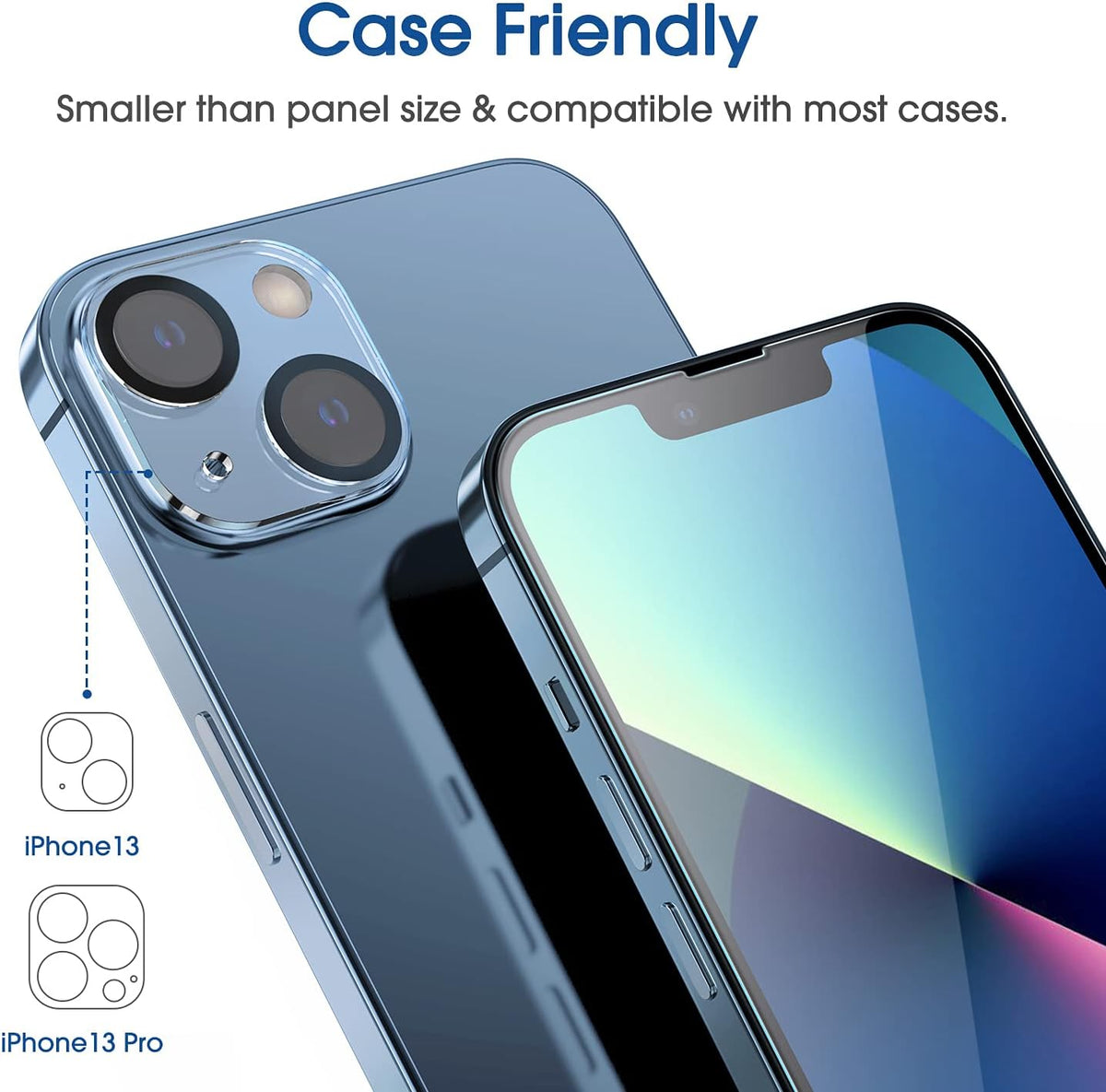 amFilm OneTouch for iPhone 17e / iPhone 16e Screen Protector Tempered Glass