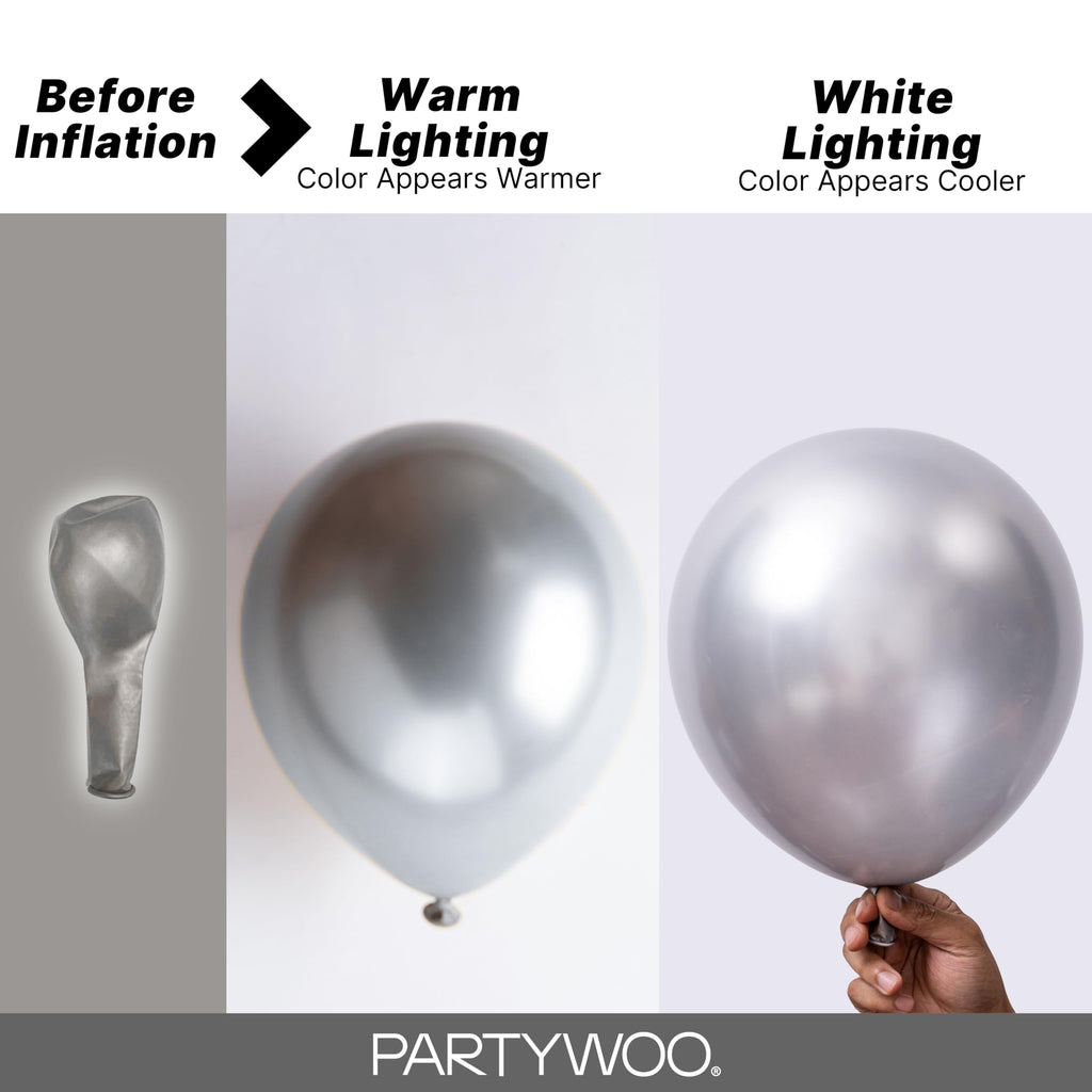 PartyWoo Baby Pink Balloons 152pcs Pastel Pale Light Pink Different Sizes