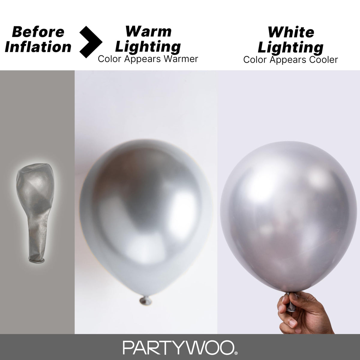 PartyWoo Baby Pink Balloons 152pcs Pastel Pale Light Pink Different Sizes
