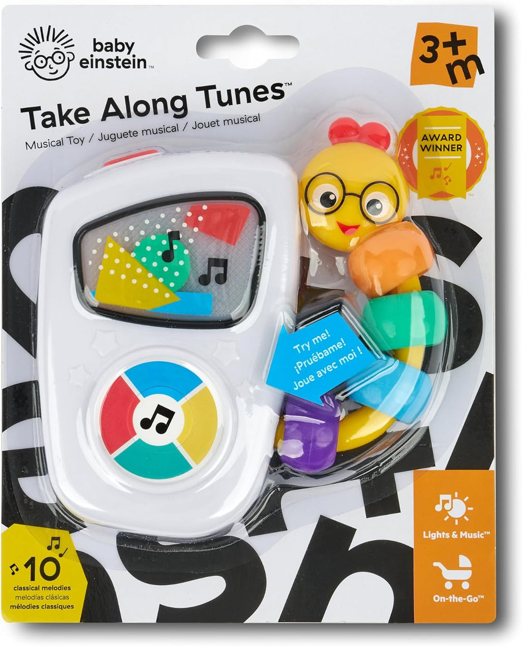 Baby Einstein Take Along Tunes Musical Toy, Ages 3 Months +