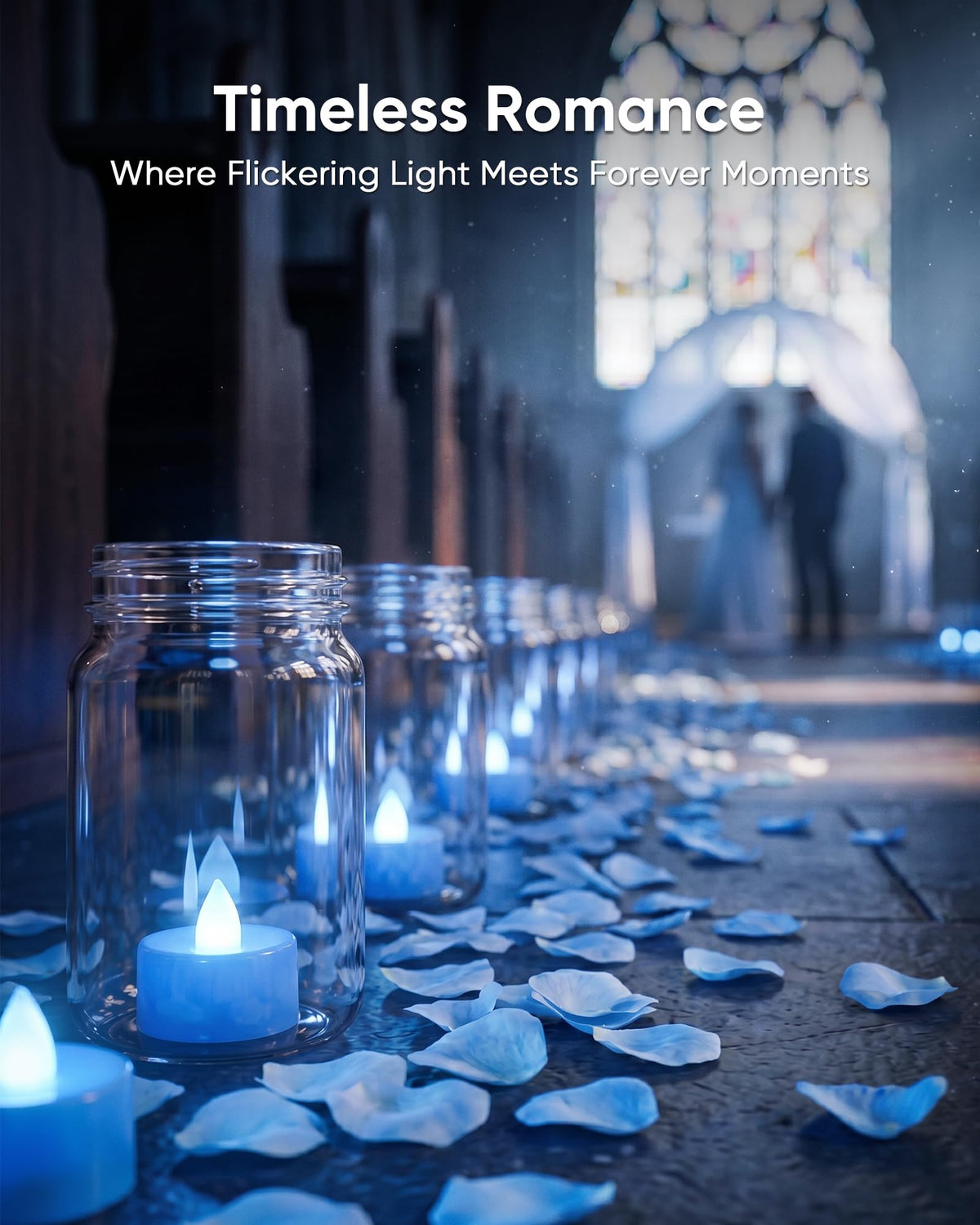 Homemory 24-Pack Remote Flameless LED Battery Tea Light Candles, 400+Hrs