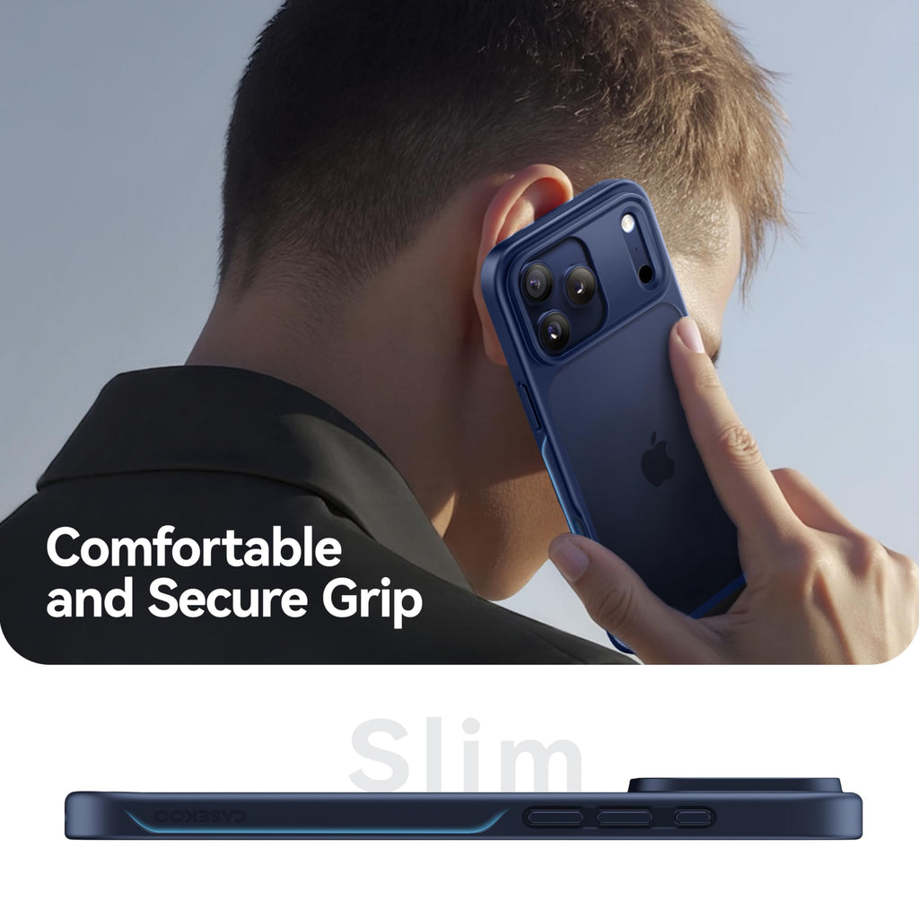 CASEKOO for iPhone 16 Smooth Crystal Clear Case, Patented Anti-Yellow