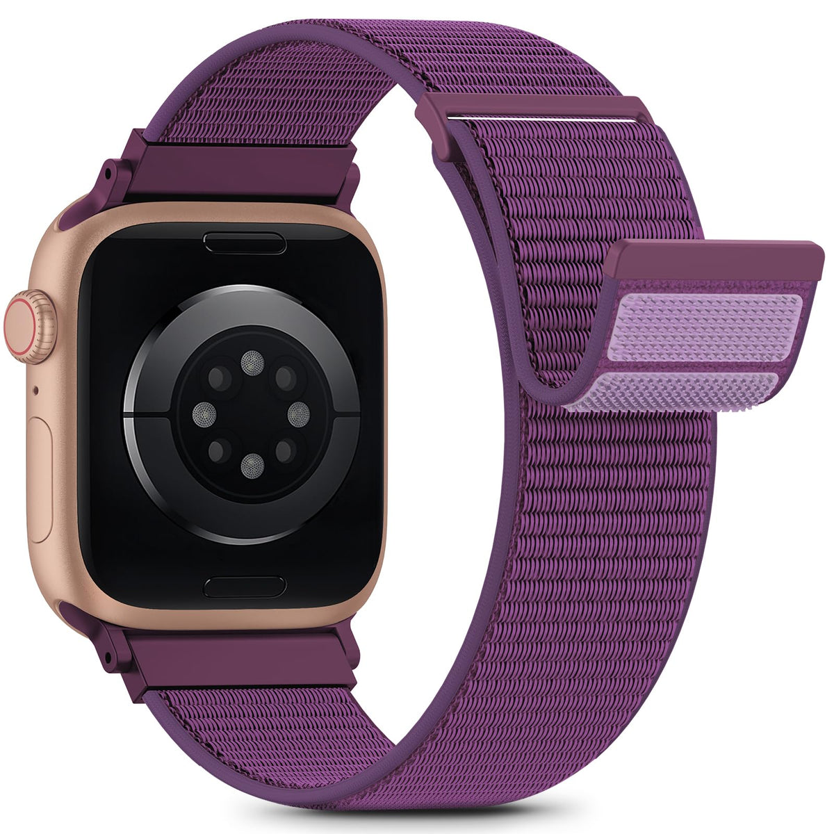 Nylon Loop Sport Band Compatible with Apple Watch Bands 38mm 40mm 41mm 42mm for Women Men, iWatch Wrist Straps for Se, Series 12 11 10 9 8 7, Breathable, Soft Band Ideal for Outdoor