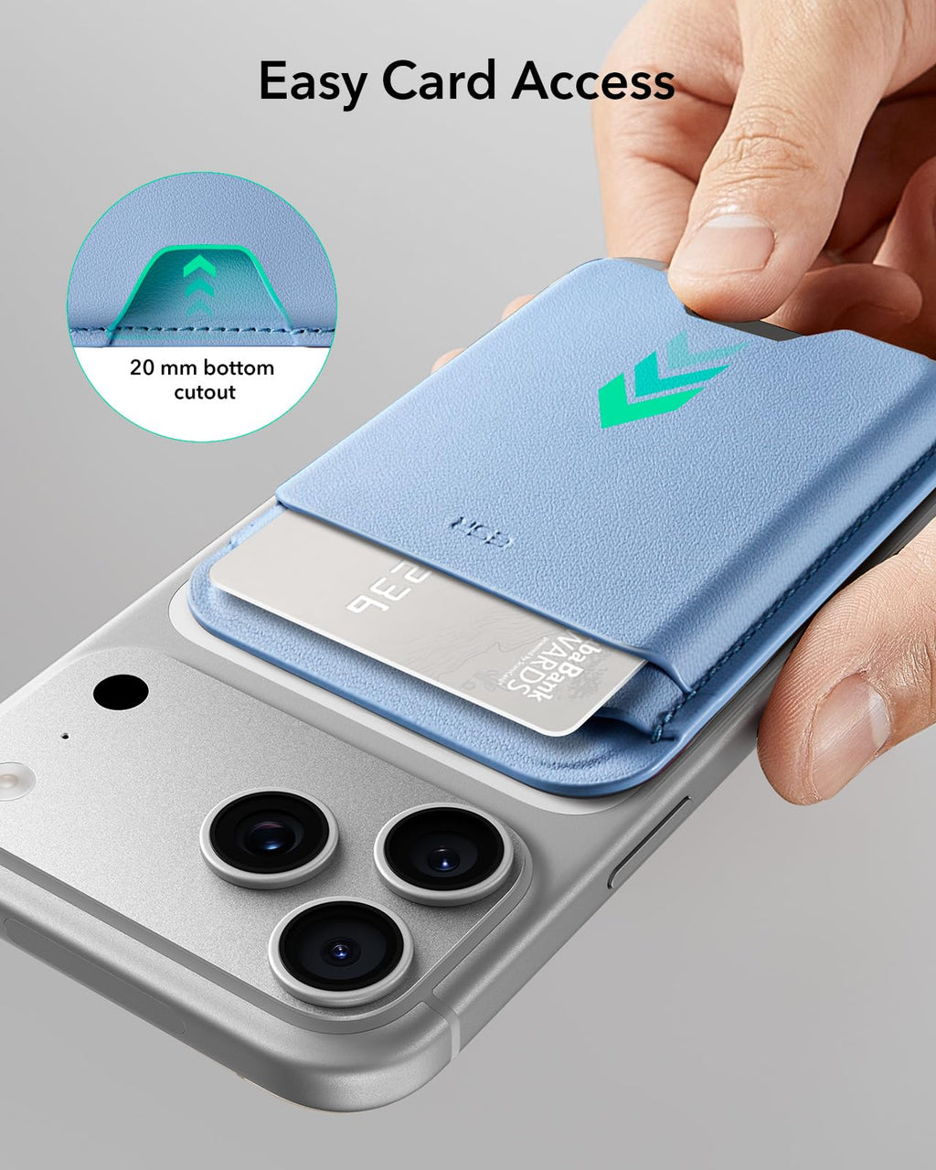 ESR for MagSafe Wallet, 5 Card Holder for Phone Case, RFID Blocking