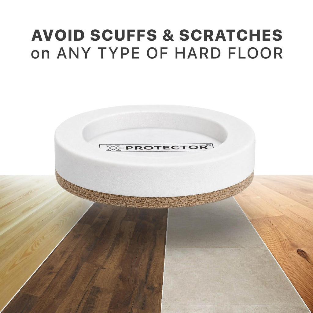 Felt Furniture Sliders for Hardwood Floors X-PROTECTOR 16 PCS 3 ½”