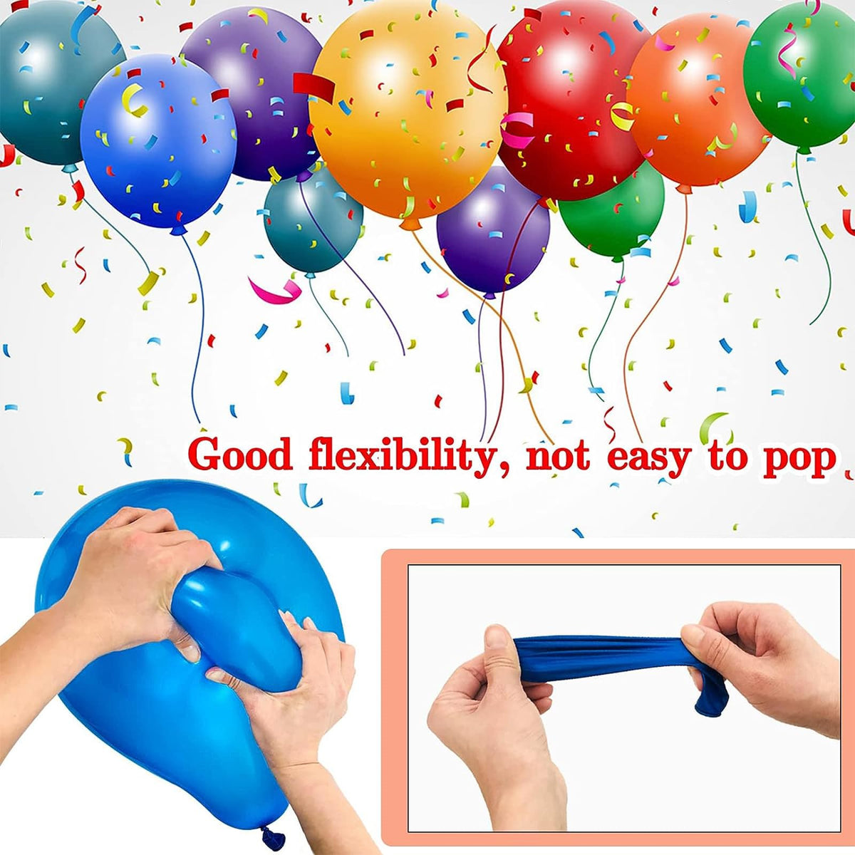 68Pcs Dusty Blue and Champagne Gold Balloons 12 Inch Sand White Pastel Baby Blue Confetti Balloon for Boy Baby Shower Bridal Shower Birthday Wedding Party Decorations.
