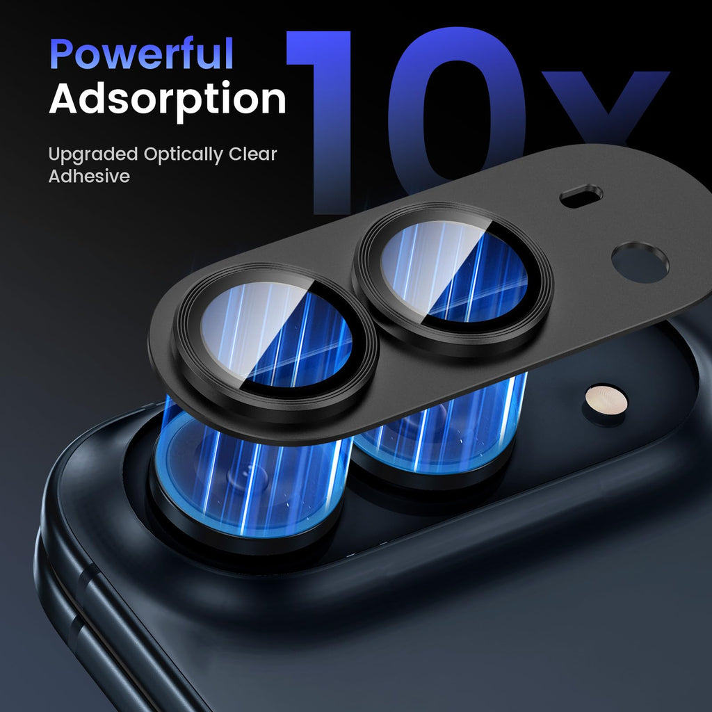 Tensea for iPhone 16 Pro Max/16 Pro/14 Pro Max/14 Pro Camera Lens Protector