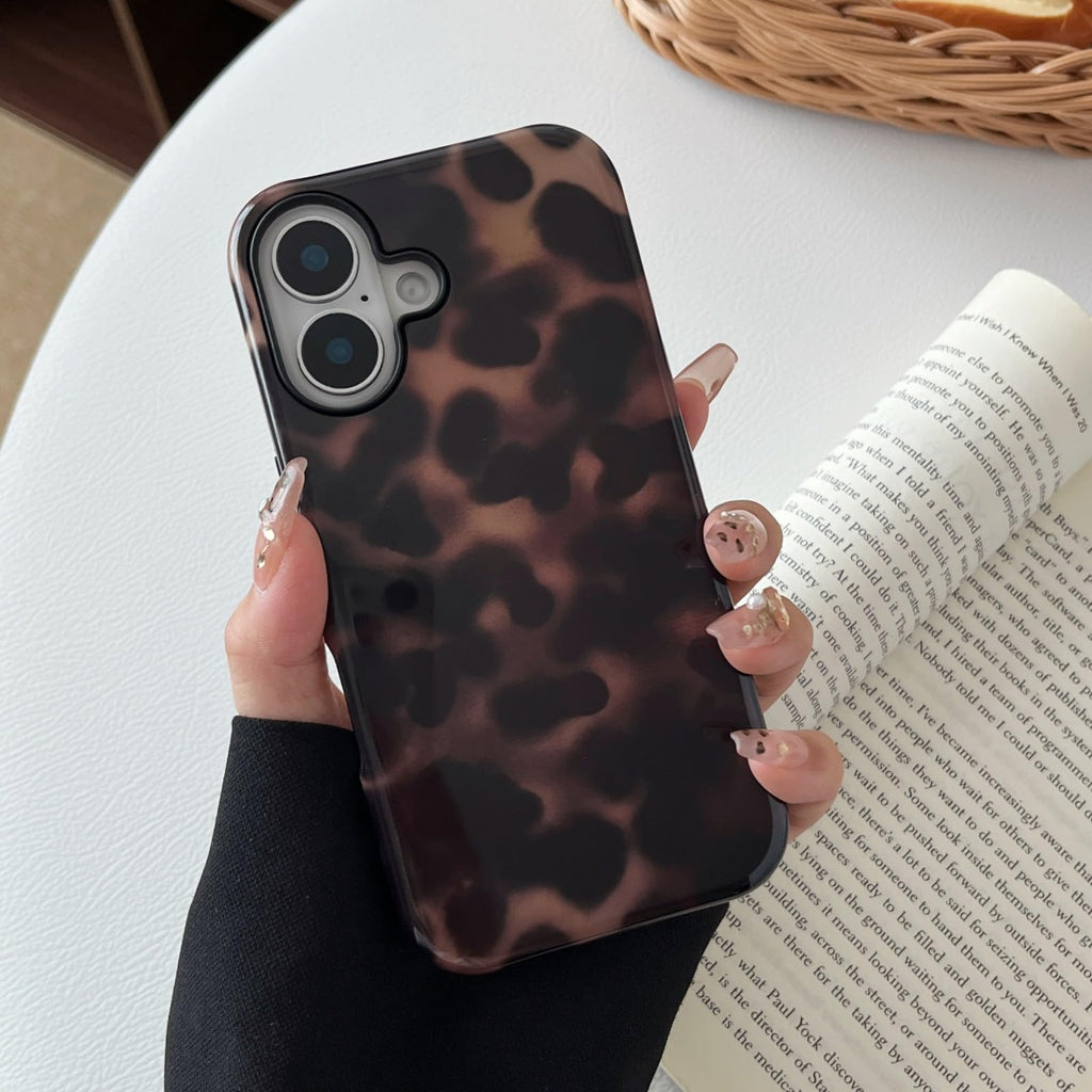 Longlayss Compatible with iPhone 16 Pro Case Tortoise Shell Phone Case