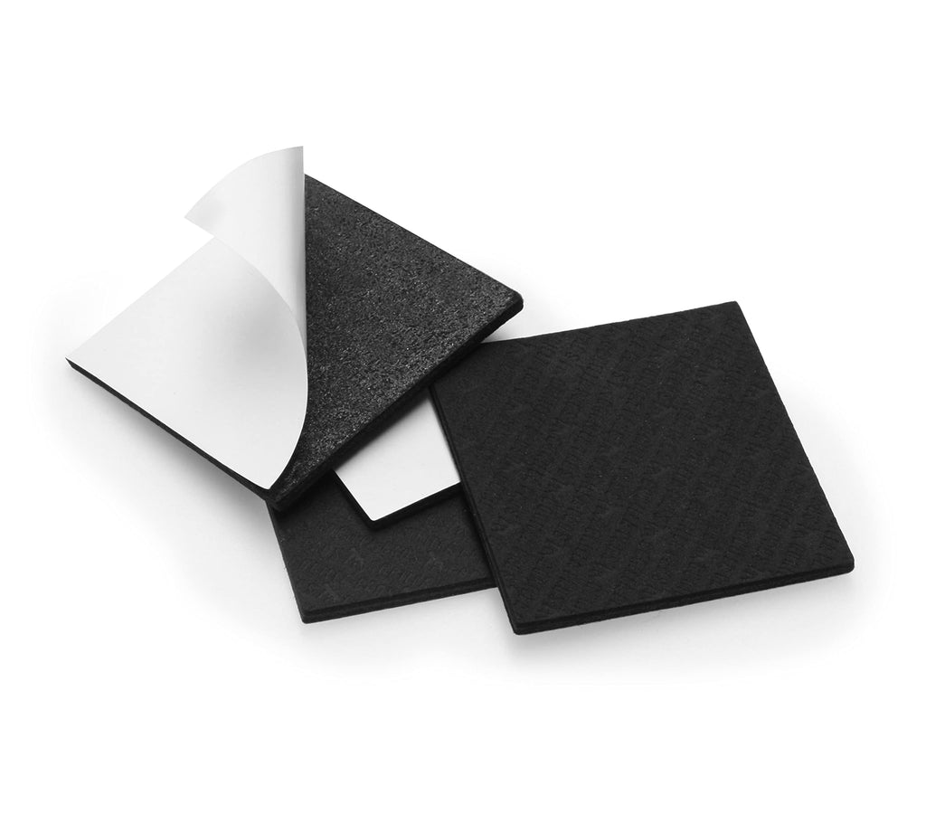 Slipstick GorillaPads CB147 Non Slip Furniture Pads/Gripper Feet (Set of 16) Self Adhesive Rubber Floor Protectors, 1 inch Round, Black