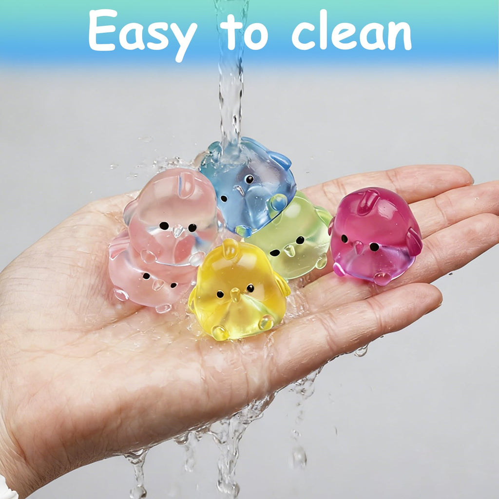 Stress Relief Toy Taba Cat Paw Toys, 24Packs Mini Squeeze Toy Paw, Handmade Soft Cute Sensory Toys, Bouncy Stretchable Springy Relaxation Toys for Children Gifts