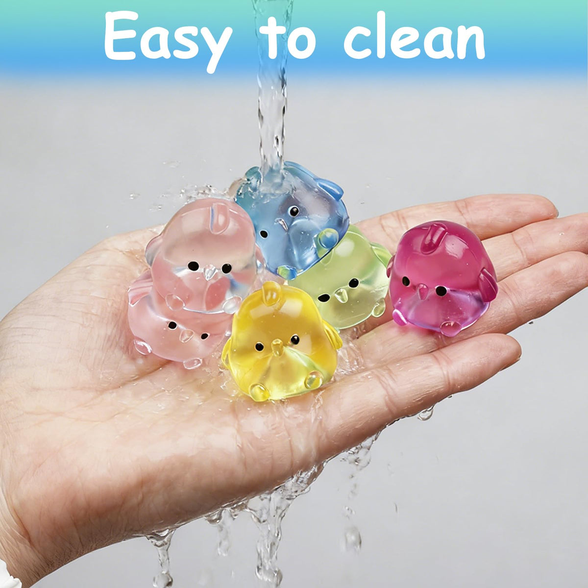 Stress Relief Toy Taba Cat Paw Toys, 24Packs Mini Squeeze Toy Paw, Handmade Soft Cute Sensory Toys, Bouncy Stretchable Springy Relaxation Toys for Children Gifts