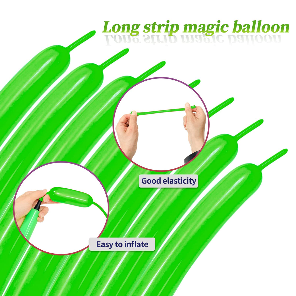 100Pcs clear 260 Balloons Clear Long Skinny Latex Balloon for Animal Ballons, Premium Quality Balloons for Beginners Baloons Making Kid's Carnivals Party Decoartion