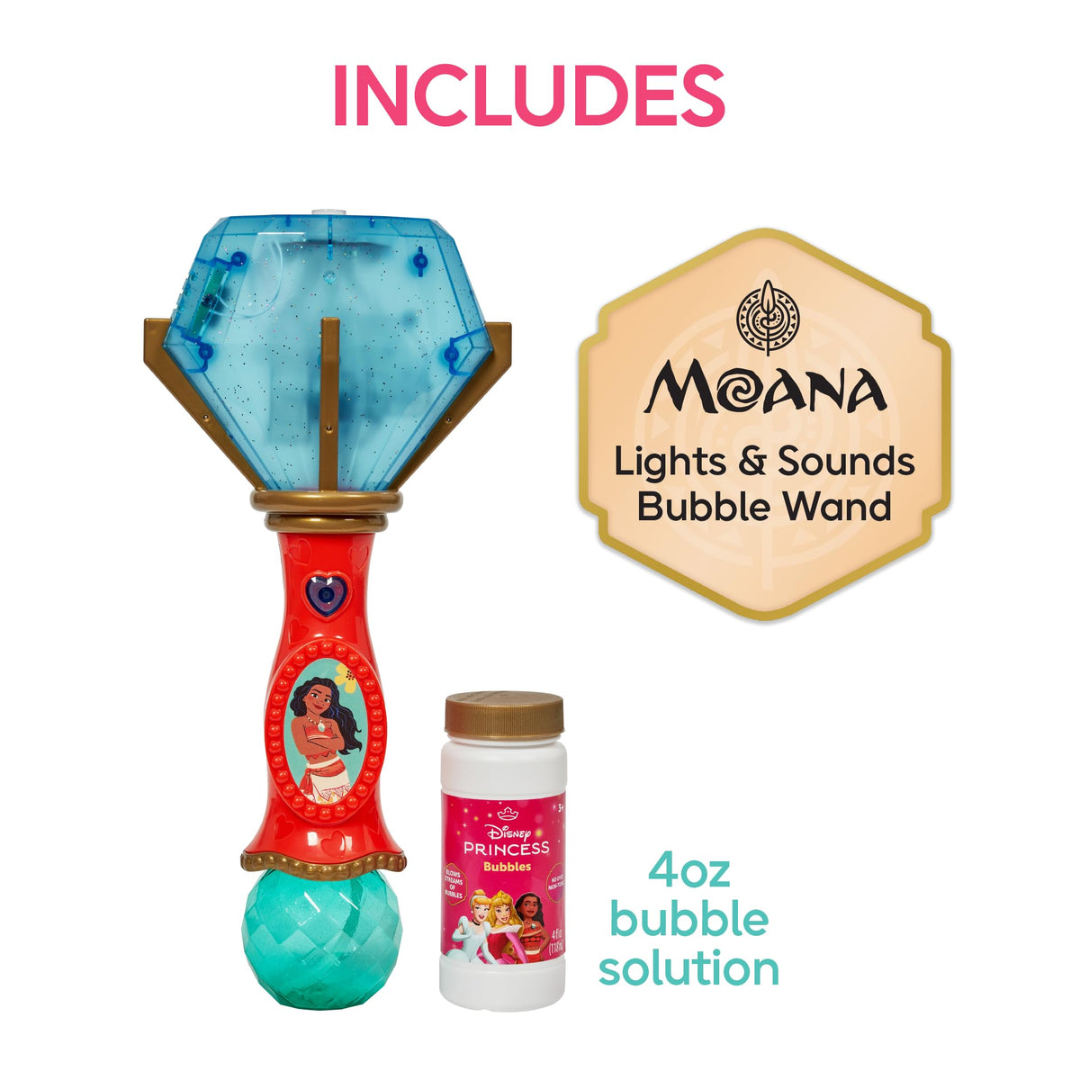 Little Kids Paw Patrol Marshall Light and Sound Musical Bubble Wand, Includes Bubble Solution