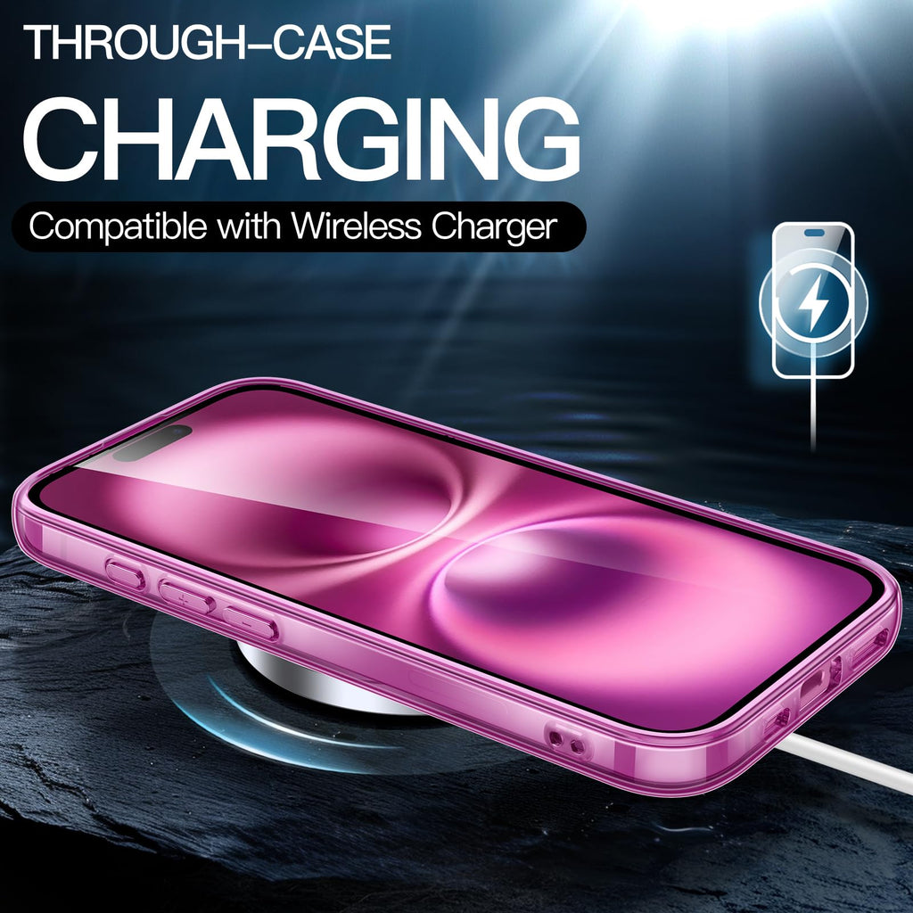 JETech Case for iPhone 16 Pro, Anti-Yellowing, Natural Titanium