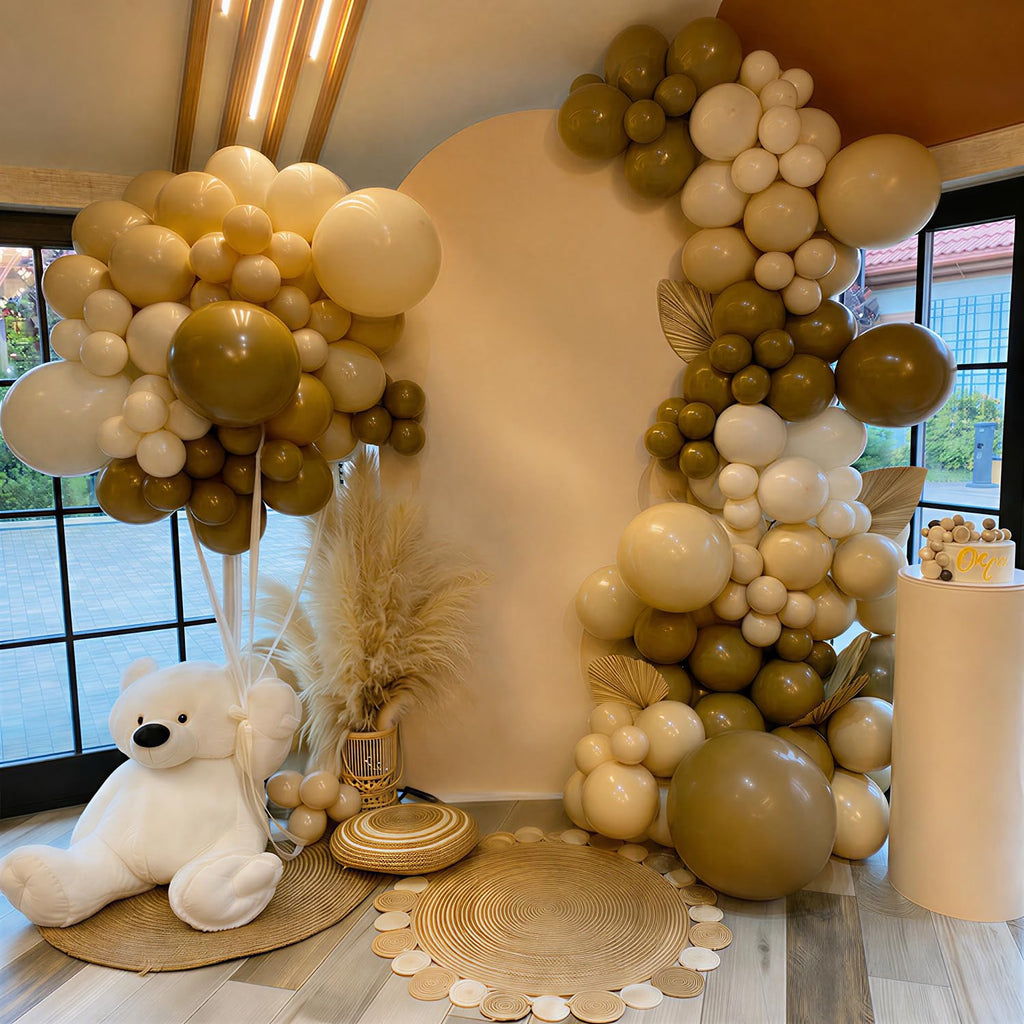 Rose Gold and Black Balloons for Bridal Shower Women Birthday Decorations