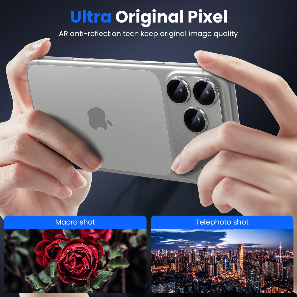 WSKEN for iPhone 17 Pro Max Camera Lens Protector - Military Grade Design