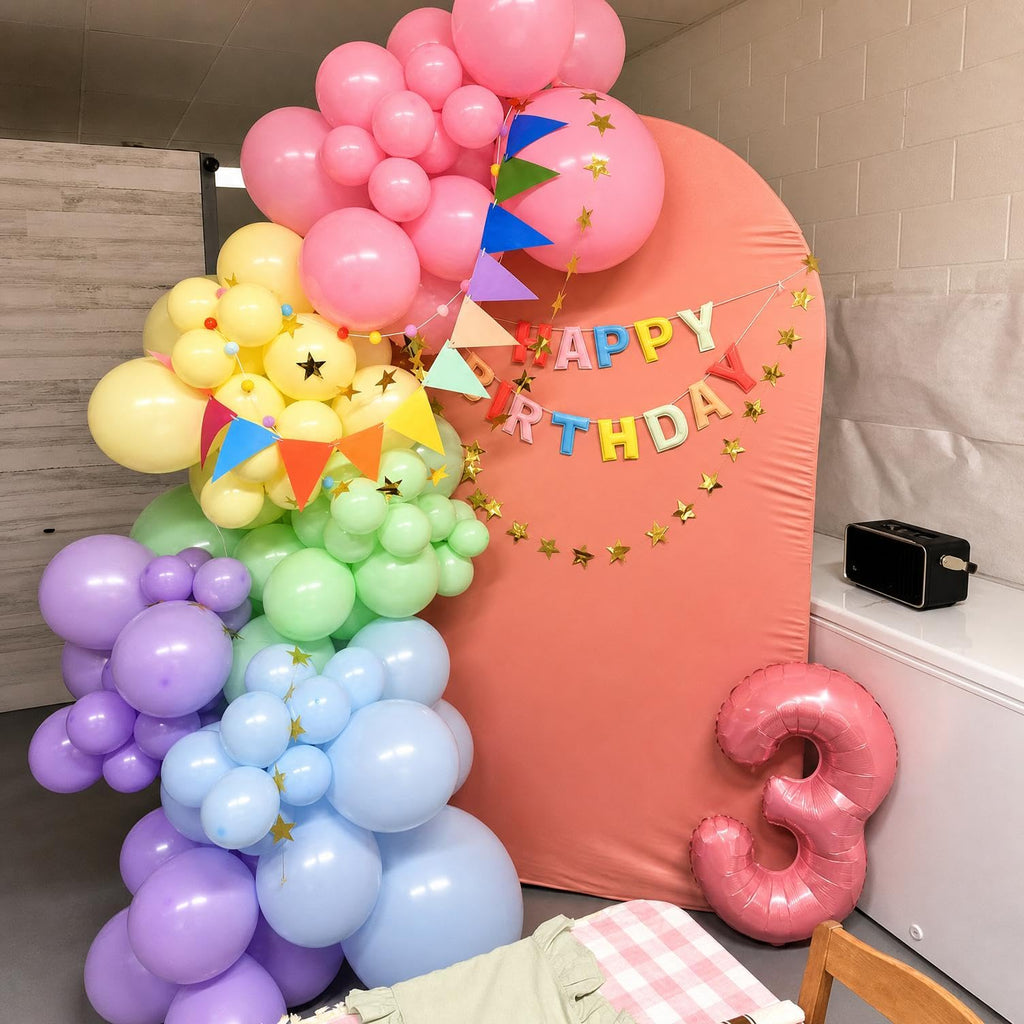 Rose Gold and Black Balloons for Bridal Shower Women Birthday Decorations