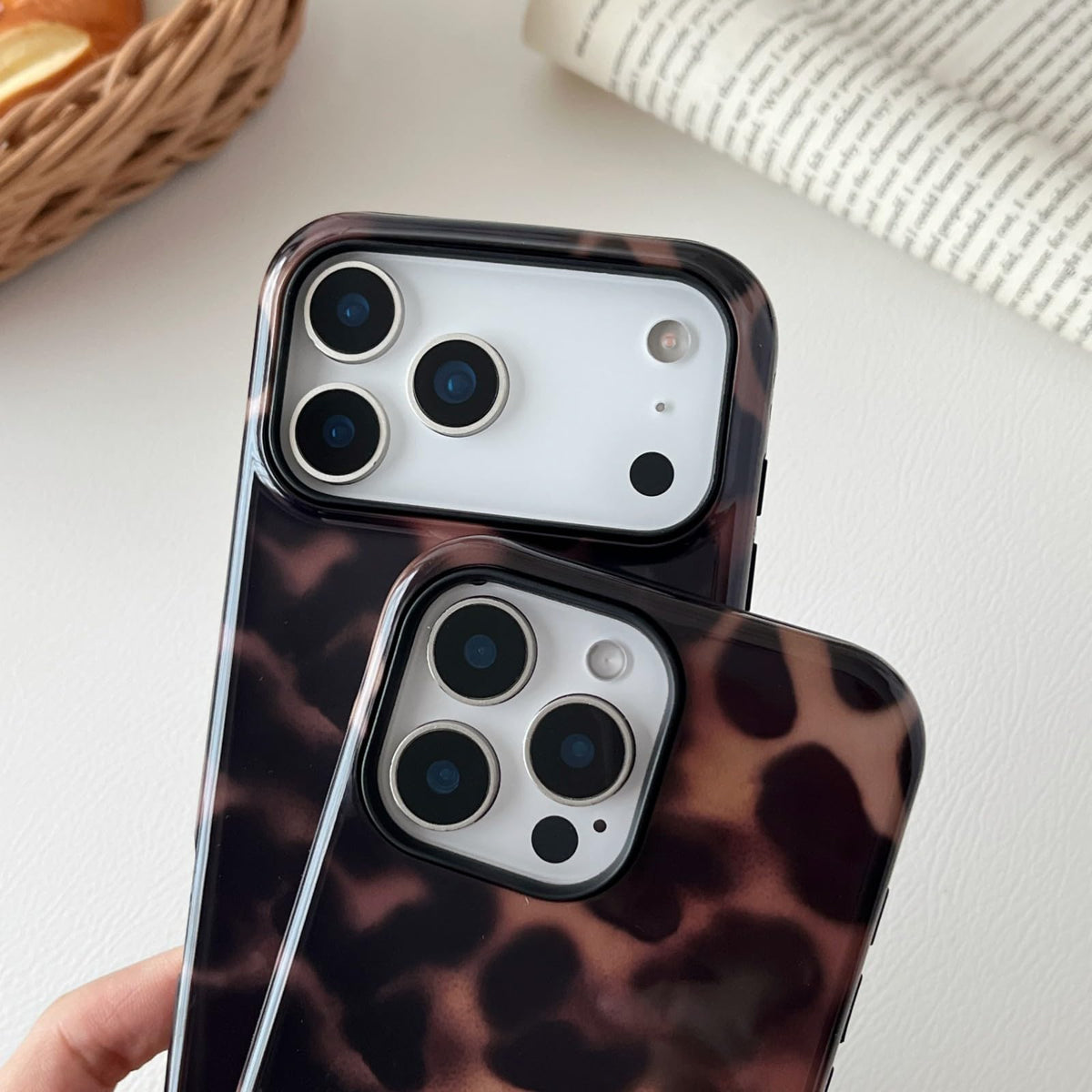 Longlayss Compatible with iPhone 16 Pro Case Tortoise Shell Phone Case