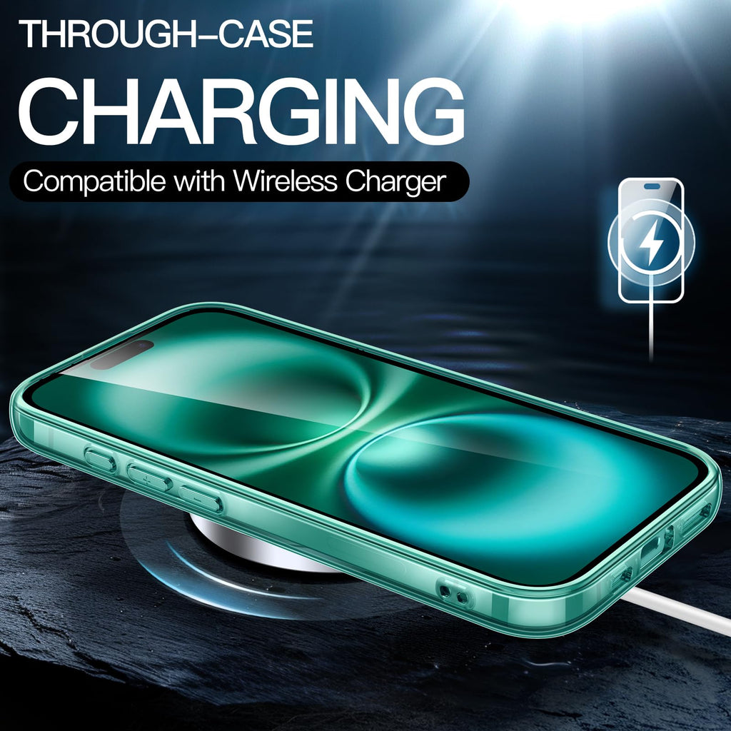 JETech Case for iPhone 16 Pro, Anti-Yellowing, Natural Titanium