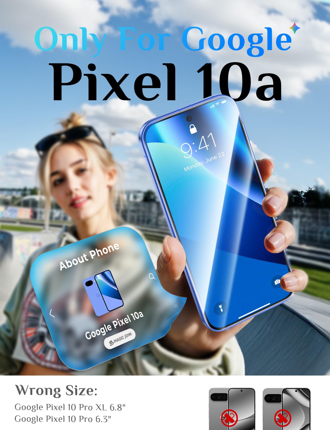 MAGIC JOHN for iPhone 18 Pro Max Screen Protector Easy Installation