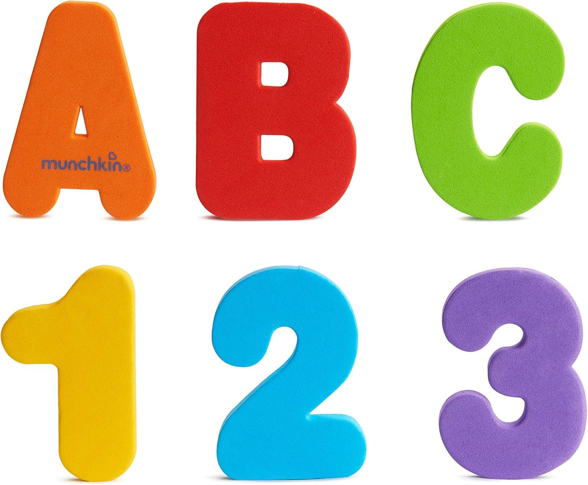 Munchkin® Learn™ Bath Letters and Numbers 36pc Toddler Bath Toy (Pack of 12)