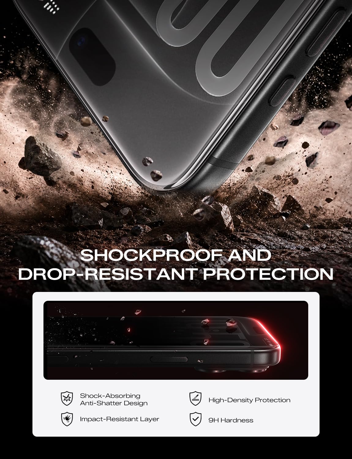 MAGIC JOHN for iPhone 18 Pro Max Screen Protector Easy Installation