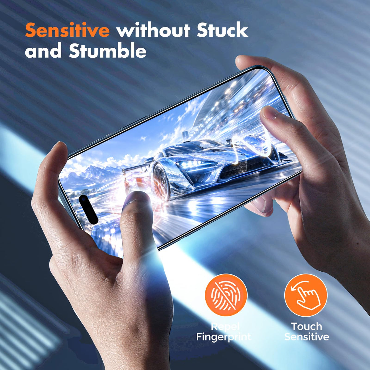 UNBREAKcable 3-Pack Screen Protector for iPhone 16 Pro Max, Full Coverage