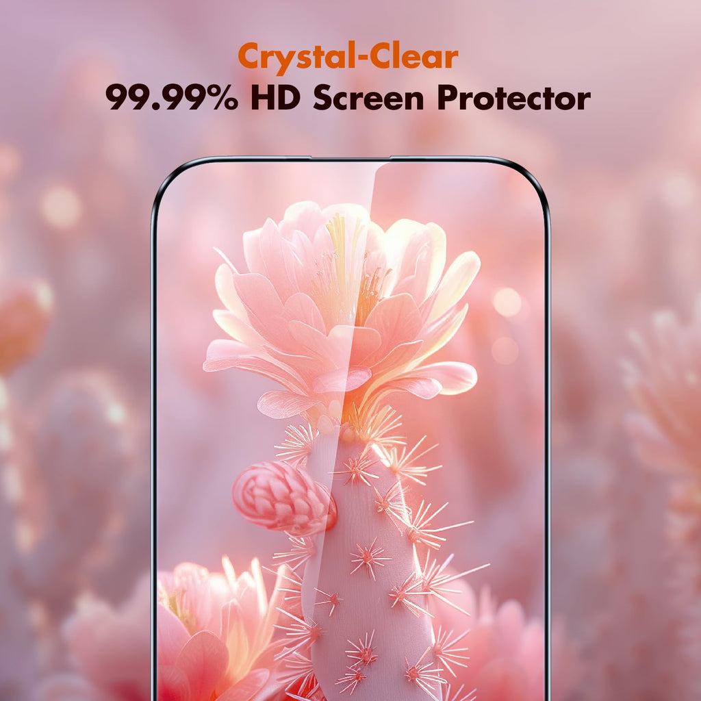 UNBREAKcable 3-Pack Screen Protector for iPhone 16 Pro Max, Full Coverage