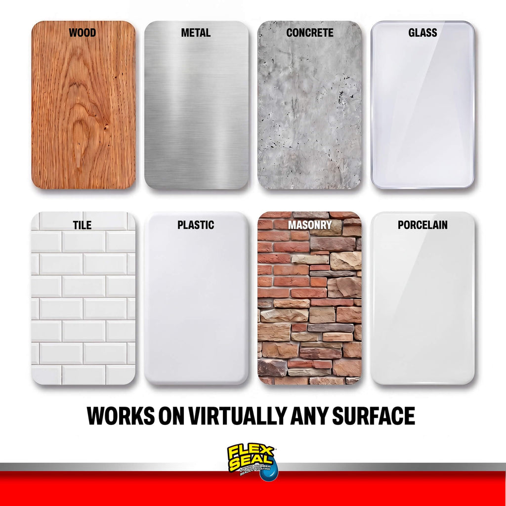 Flex Seal Spray Rubber Sealant Coating, Waterproof, Clear, 17 oz, 2-Pack