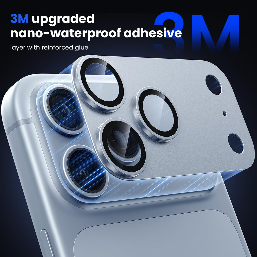WSKEN for iPhone 17 Pro Max Camera Lens Protector - Military Grade Design