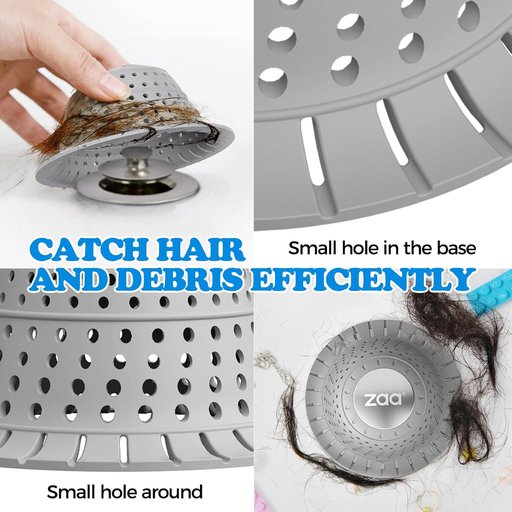 zaa Shower Drain Hair Catcher Bathtub Drain Strainer Sink Drain Protector