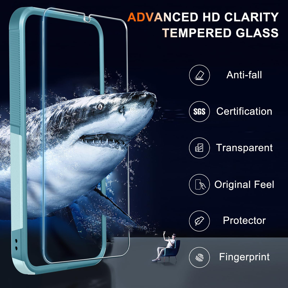 Case for Samsung Galaxy A36/A56/A27,Full Body Heavy Duty Cover,Black Matte