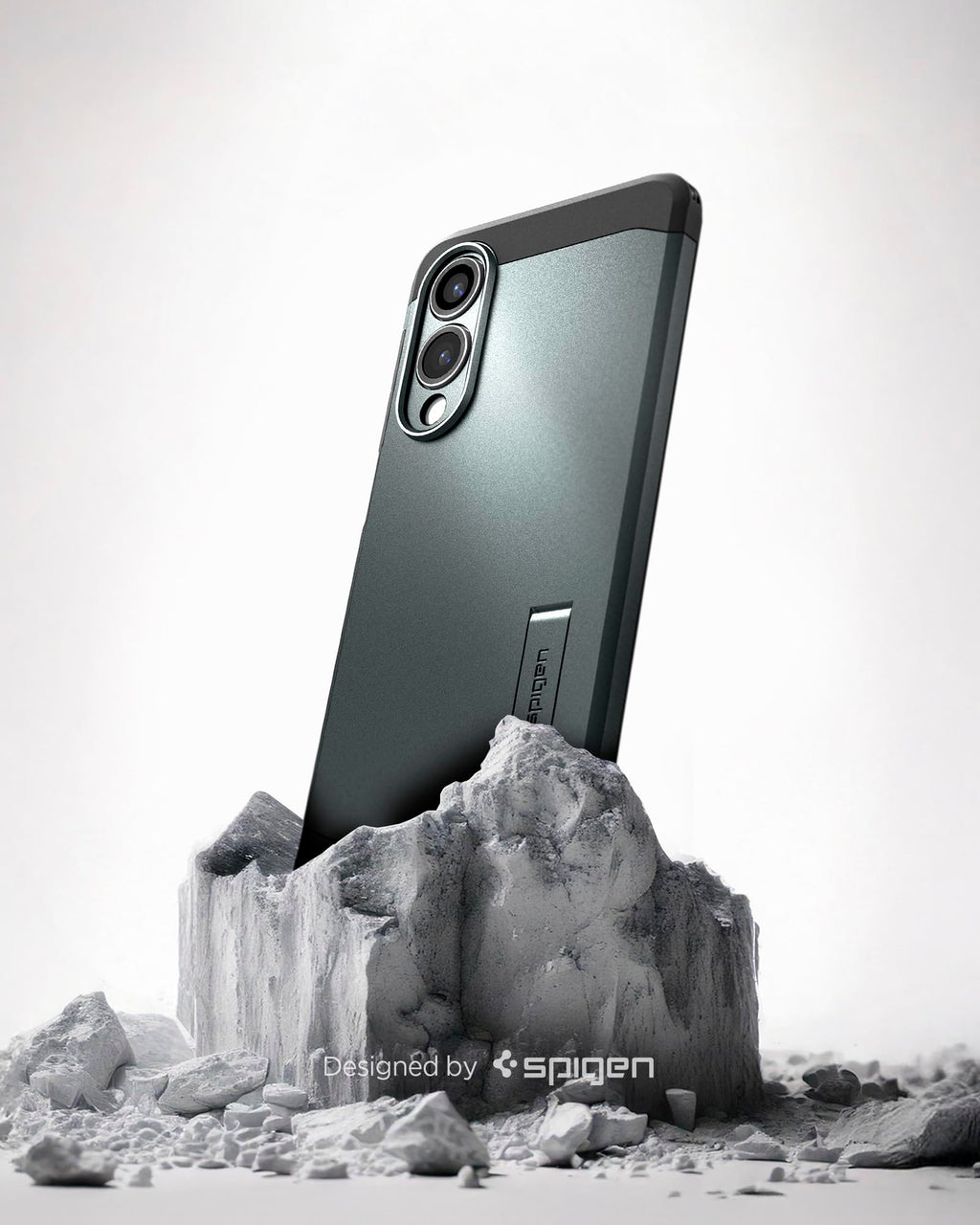 Spigen for Galaxy S25 Plus Case, Tough Armor MagFit [Kickstand] [Compatible with MagSafe] [Military-Grade Protection] - Black