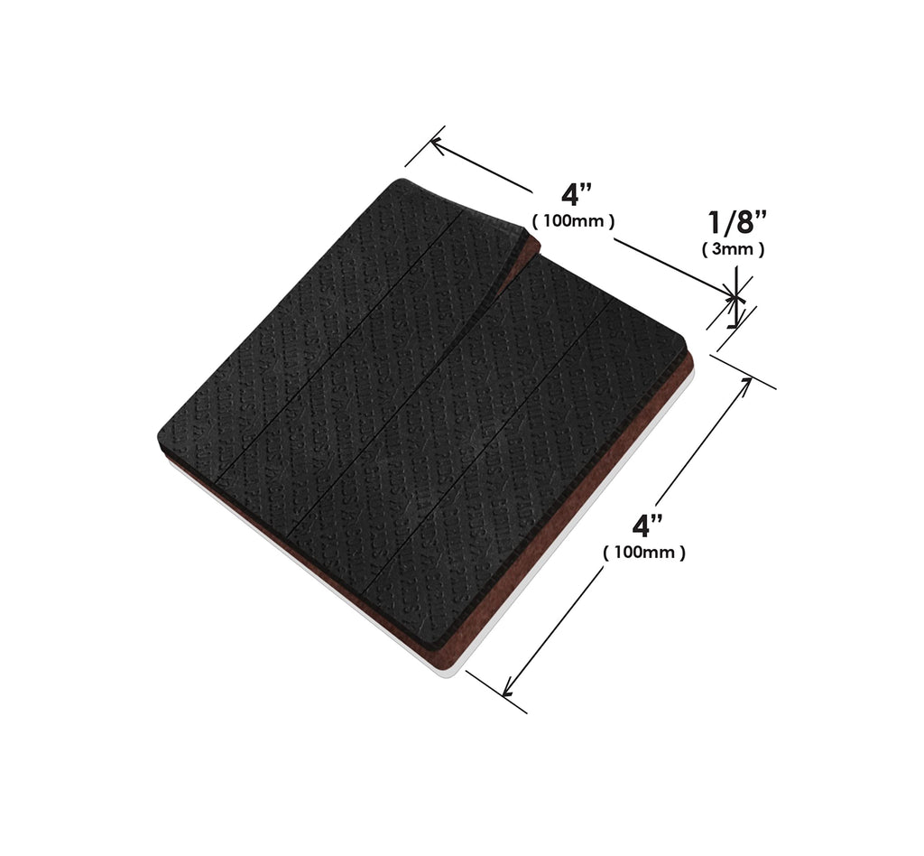 Slipstick GorillaPads CB147 Non Slip Furniture Pads/Gripper Feet (Set of 16) Self Adhesive Rubber Floor Protectors, 1 inch Round, Black