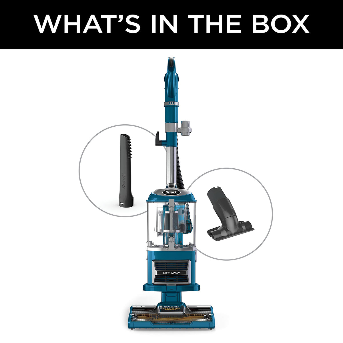Shark Navigator Lift-Away Vacuum, HEPA, Carpet and Pet Hair, Blue, NV360