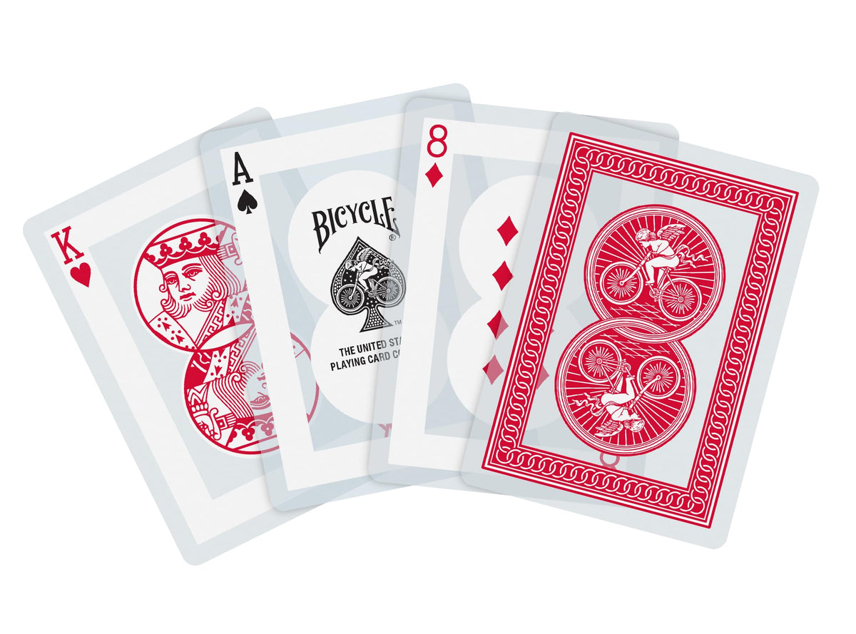 Bicycle Playing Cards 2 Pack Standard Poker Size Red and Blue