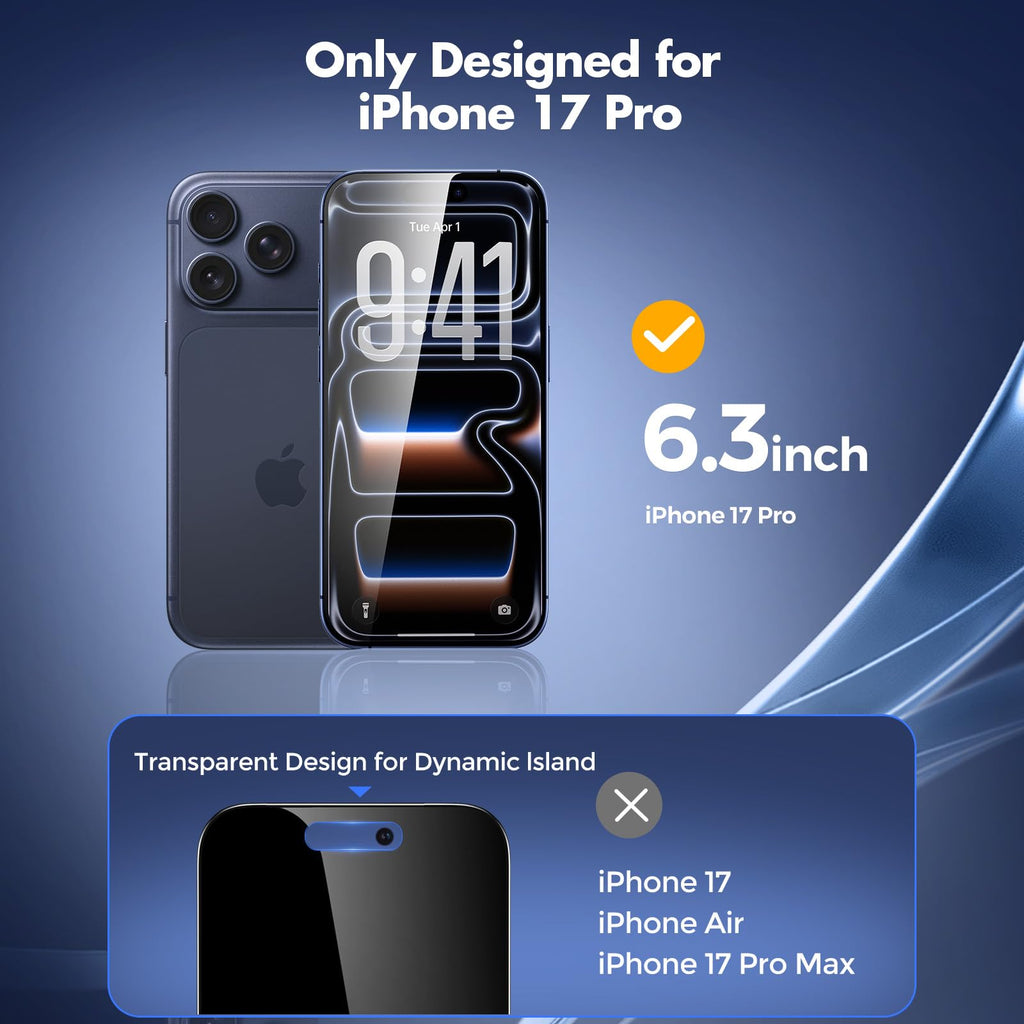 UNBREAKcable Privacy Screen Protector for iPhone 16 Pro Max, Full Coverage