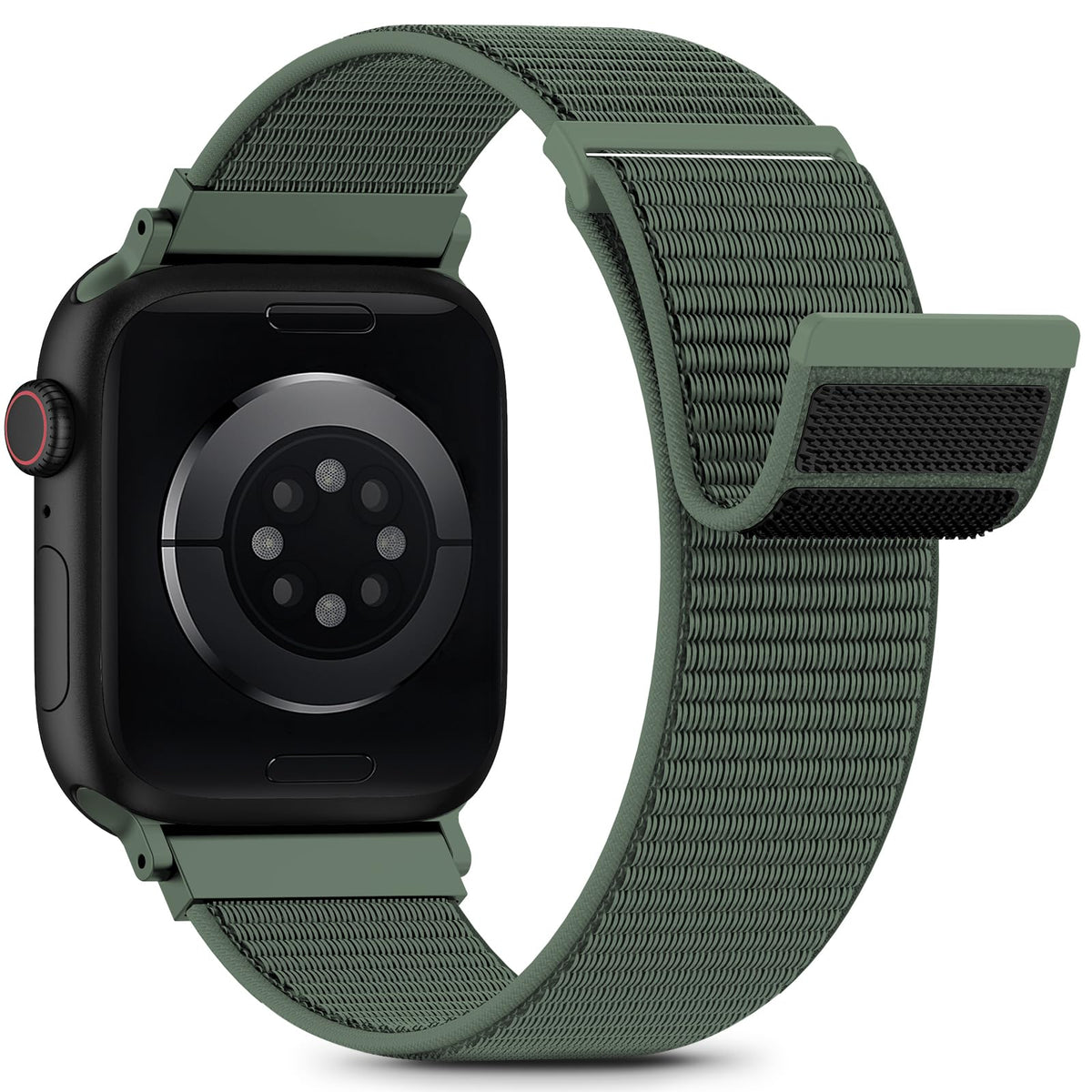 Nylon Loop Sport Band Compatible with Apple Watch Bands 38mm 40mm 41mm 42mm for Women Men, iWatch Wrist Straps for Se, Series 12 11 10 9 8 7, Breathable, Soft Band Ideal for Outdoor