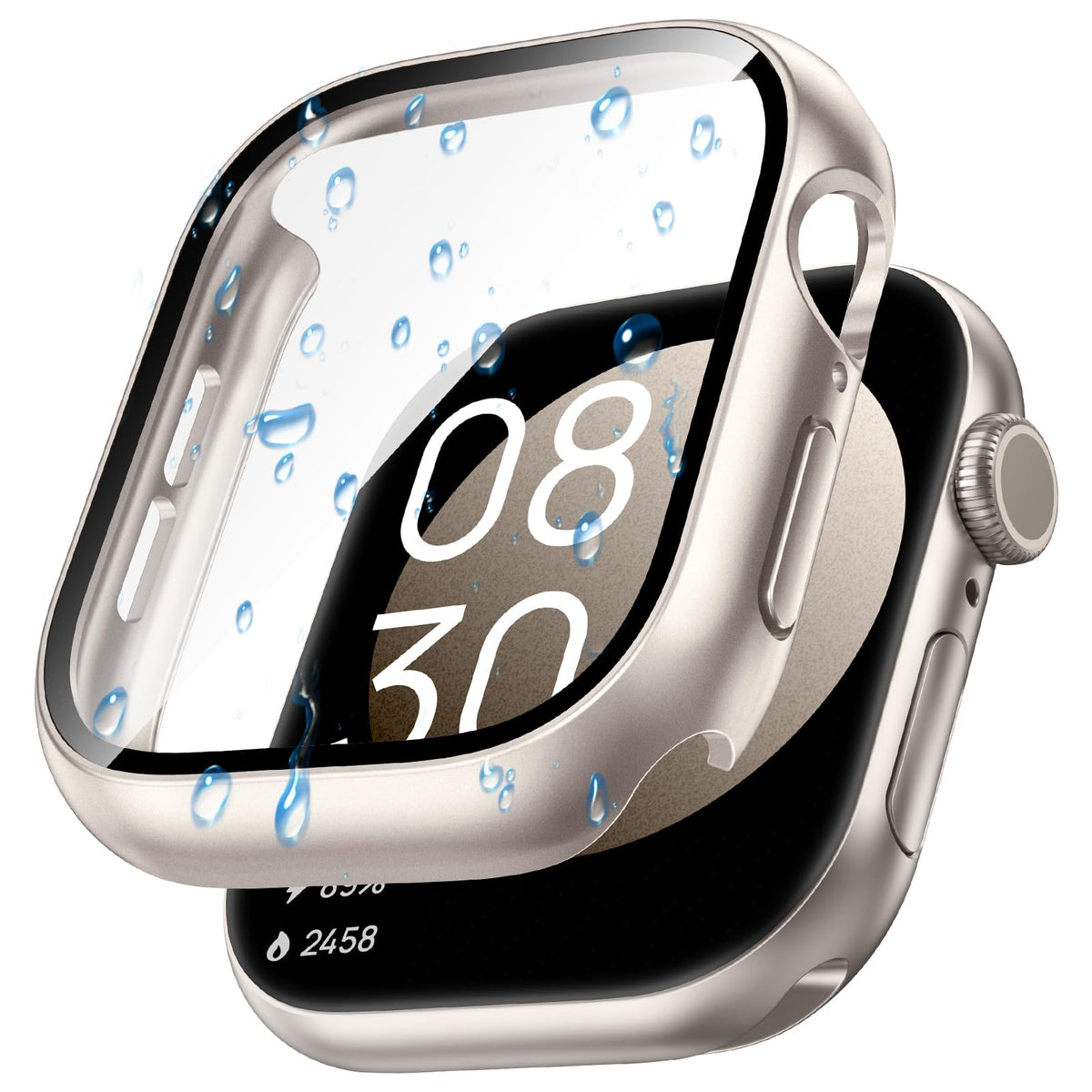Goton IP67 Waterproof Case with Glass for Apple Watch Series 11/10 46mm