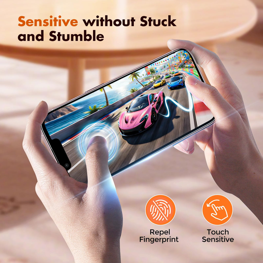 UNBREAKcable 3-Pack Screen Protector for iPhone 16 Pro Max, Full Coverage