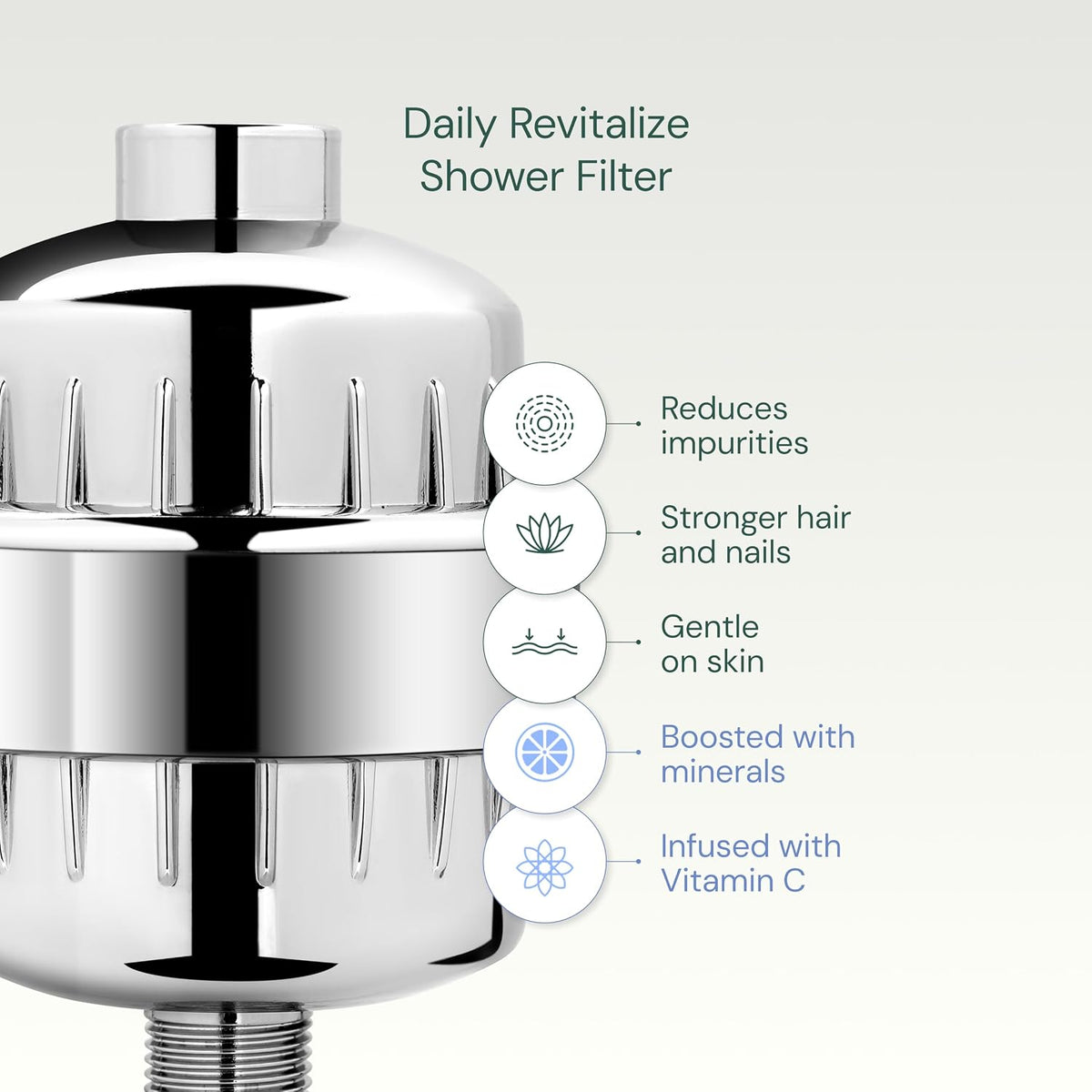 Aquabliss SF100 Daily Revitalize Shower Filter - Chrome