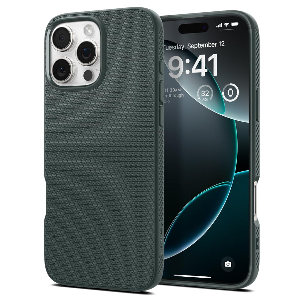 Spigen Liquid Air Designed for iPhone 13 Pro Max Case (2021) - Matte Black