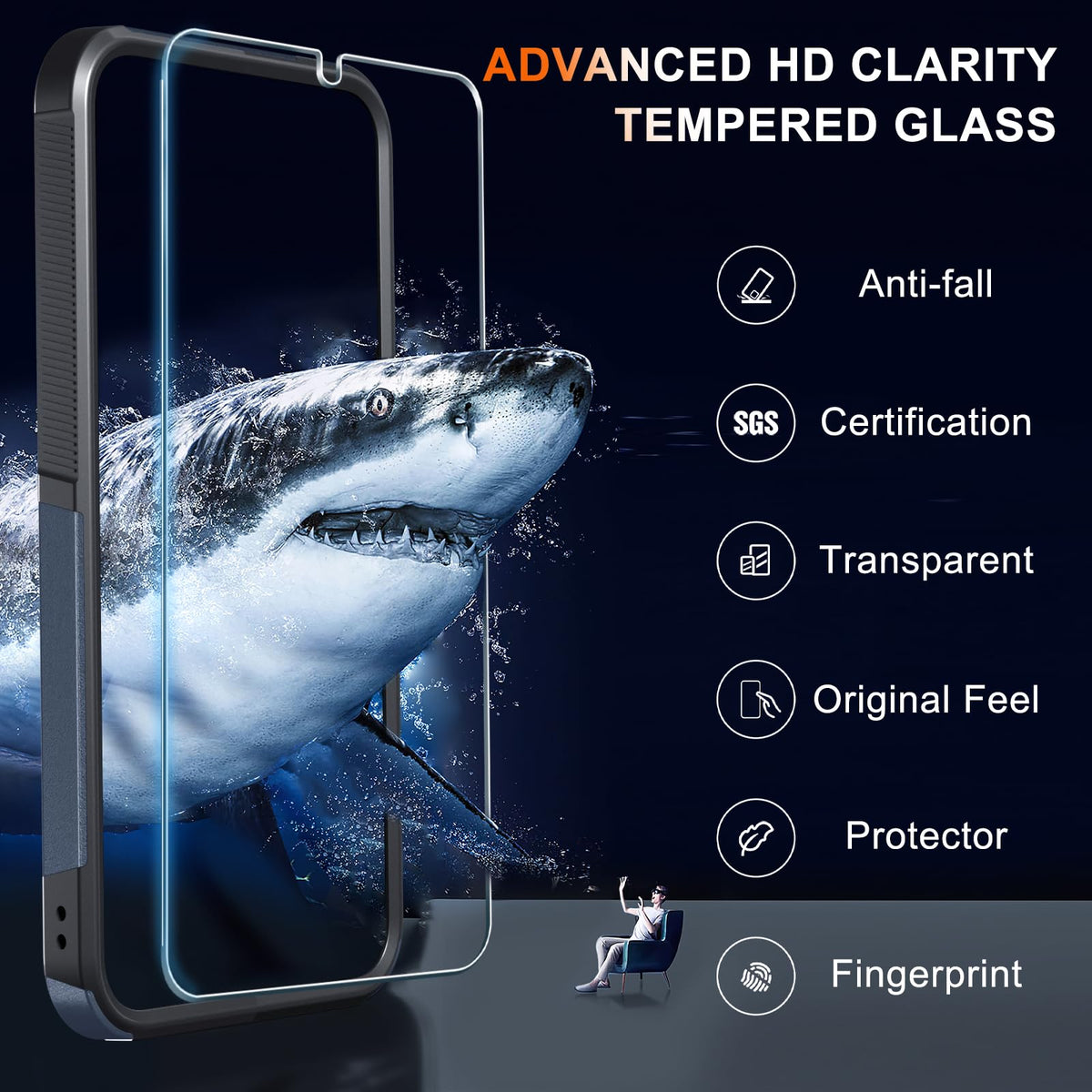 Case for Samsung Galaxy A36/A56/A27,Full Body Heavy Duty Cover,Black Matte