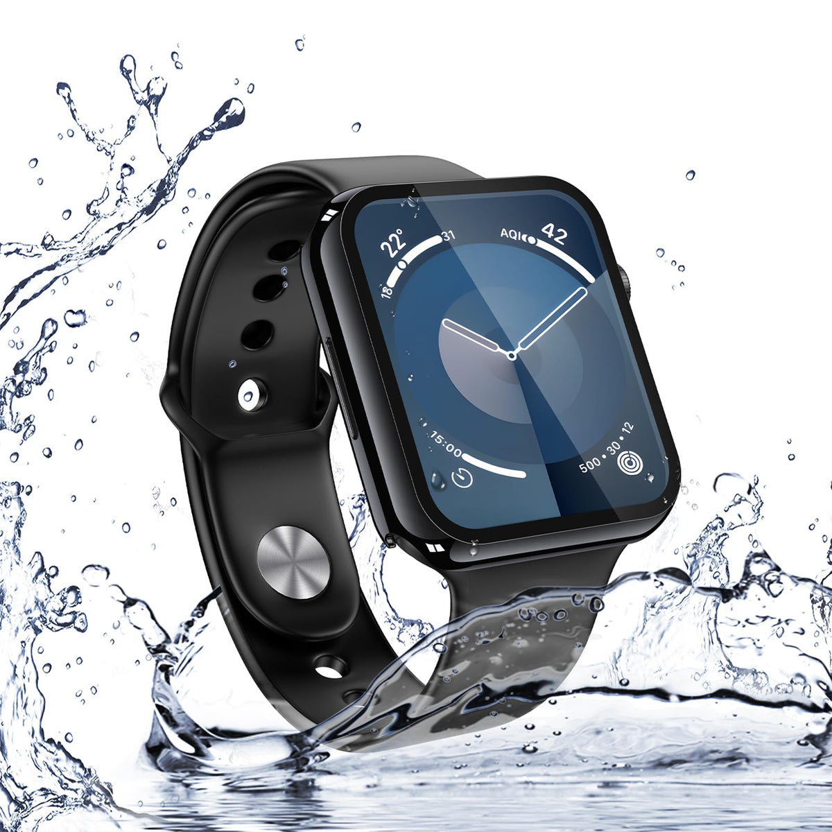 Misxi 2-Pack Waterproof Case for 41mm Apple Watch Series 9/8/7
