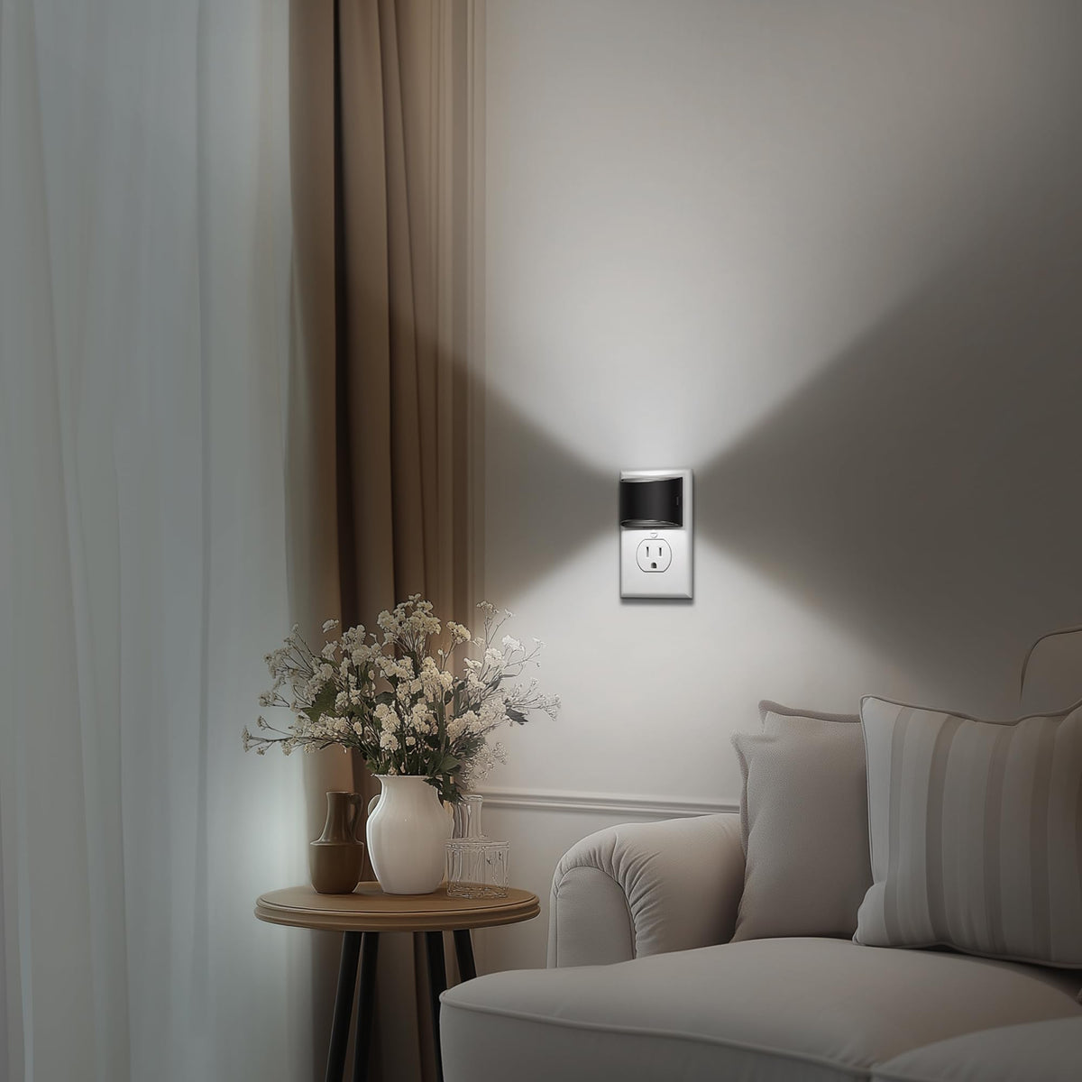 DORESshop Night Light, Night Lights Plug into Wall, Adjustable, 3000K
