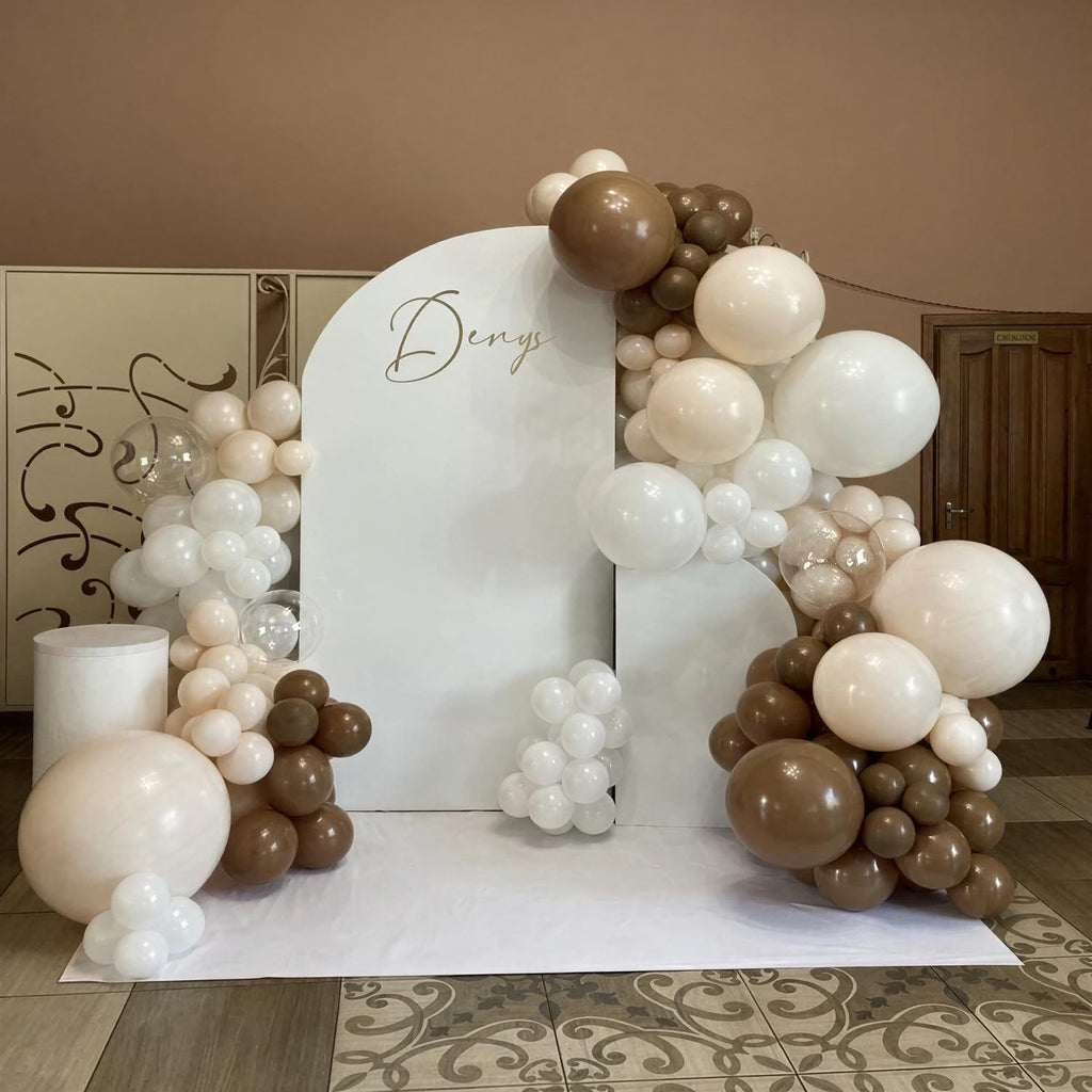 Rose Gold and Black Balloons for Bridal Shower Women Birthday Decorations