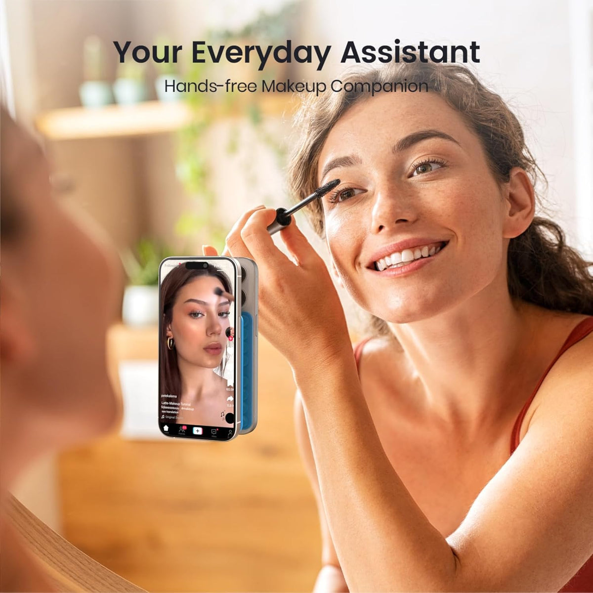 Klearlook 4PCS Silicone Double Sided Suction Cup Phone Case, Combination C