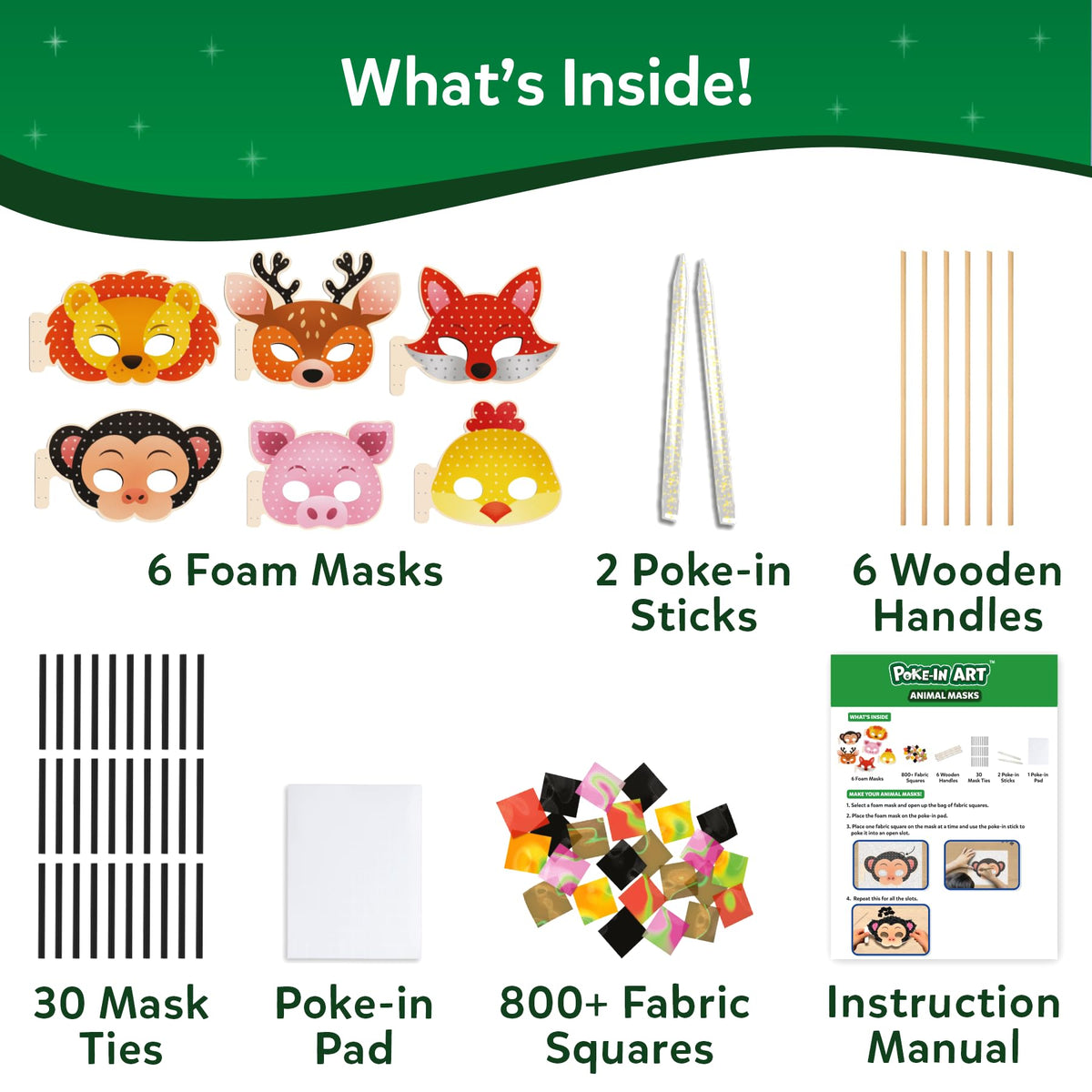 Skillmatics Poke-in Art – Disney Princesses, Wood Craft Kit, Gift for Kids